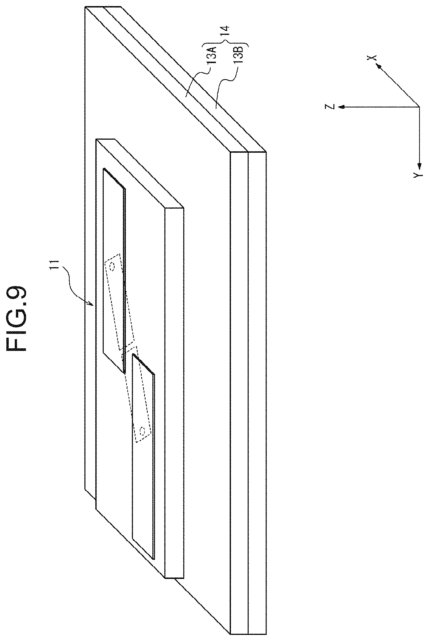Patent US11784402 Figure 9 – Antenna, wireless communication module, and wireless communication device
