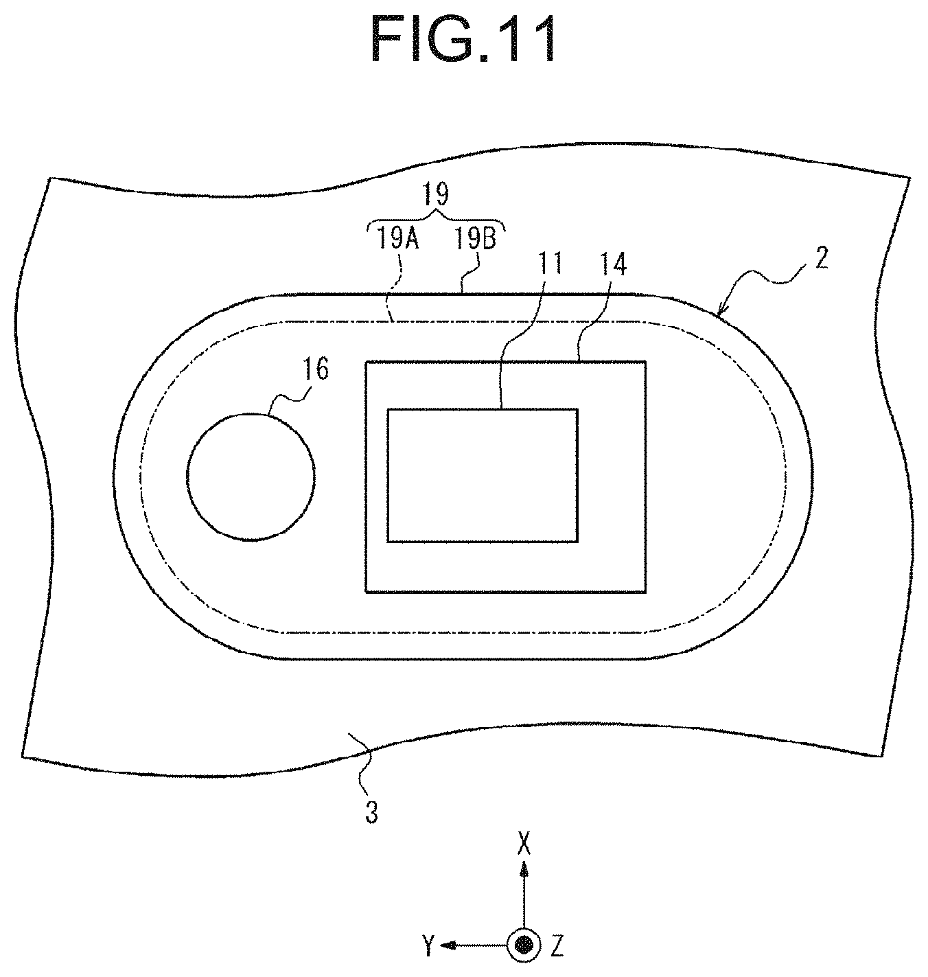 Patent US11784402 Figure 11 – Antenna, wireless communication module, and wireless communication device