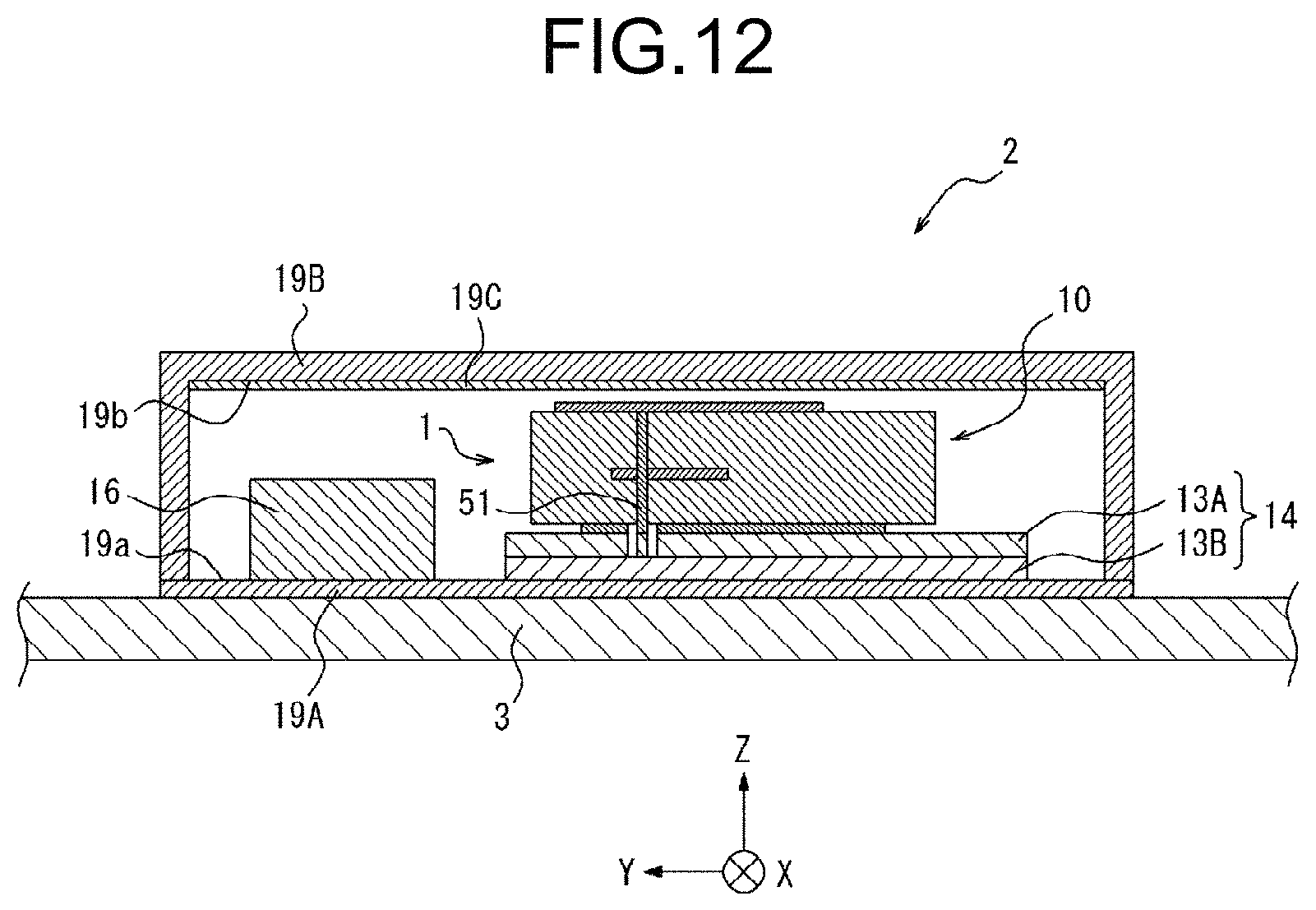 Patent US11784402 Figure 12 – Antenna, wireless communication module, and wireless communication device