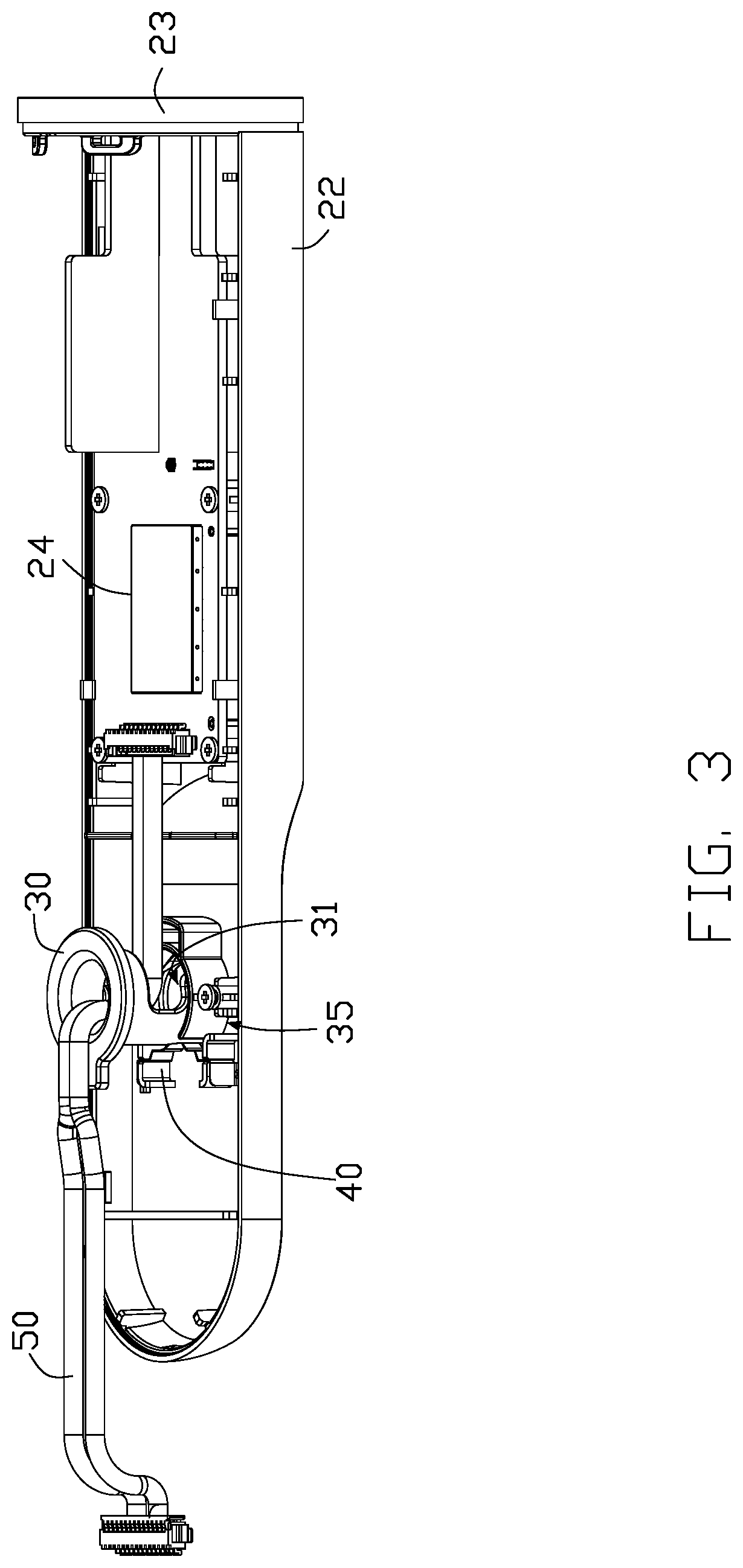 Patent US11784404 Figure 3 – Structure rotating on a shaft enabling wider range of wireless frequencies