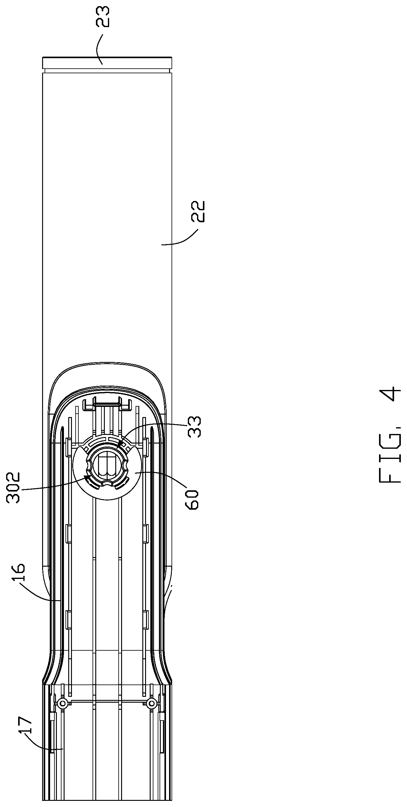 Patent US11784404 Figure 4 – Structure rotating on a shaft enabling wider range of wireless frequencies