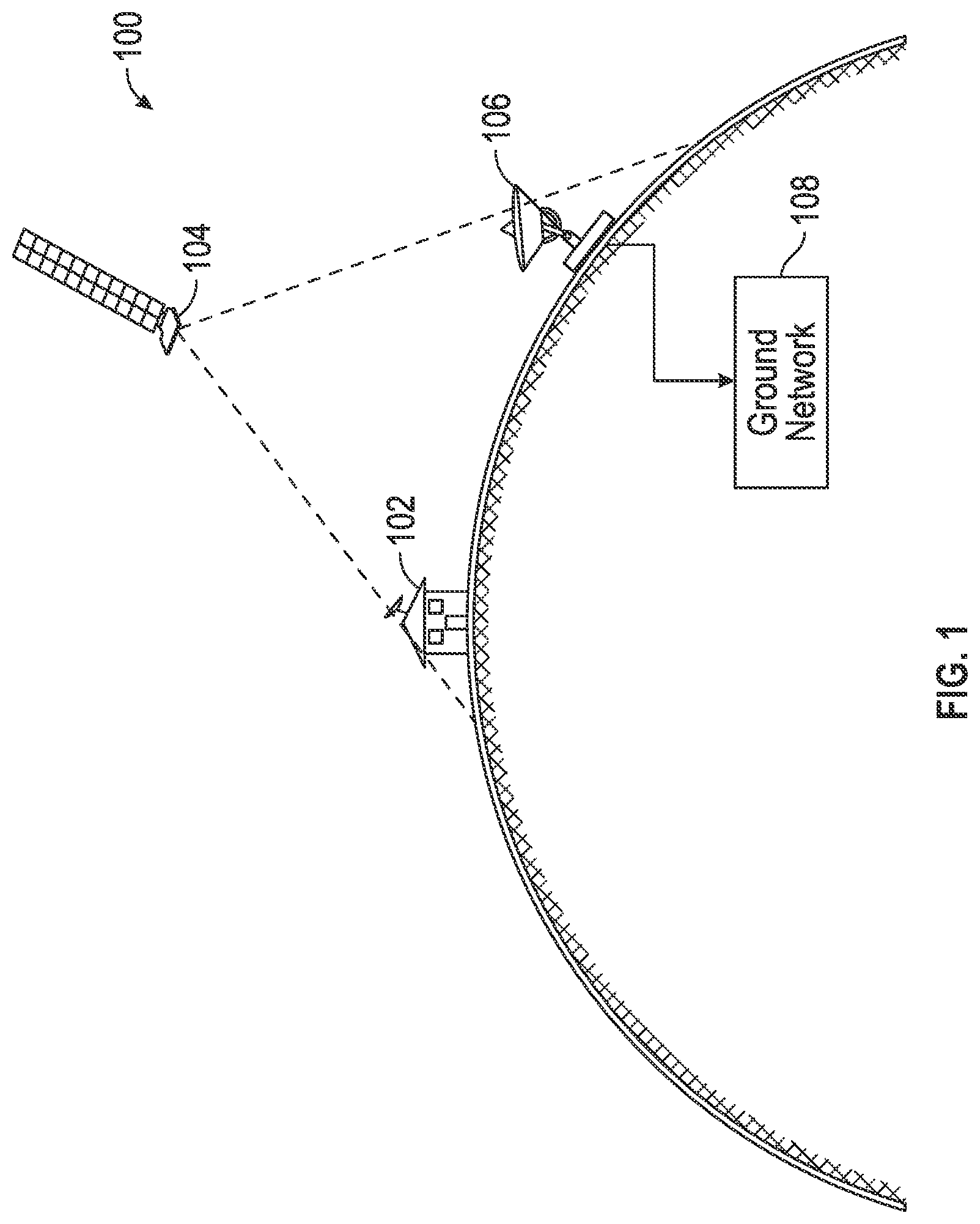 Patent US11784408 Figure 1 – System and method for over-the-air antenna calibration
