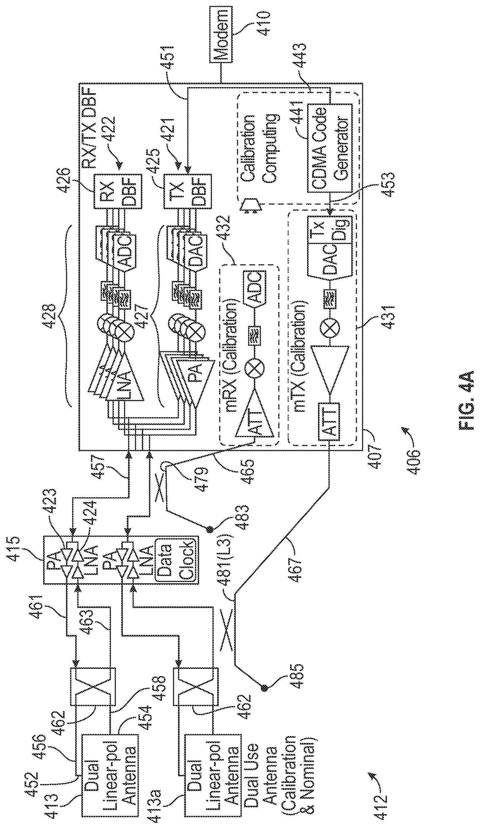 Patent US11784408 Figure 6 – System and method for over-the-air antenna calibration