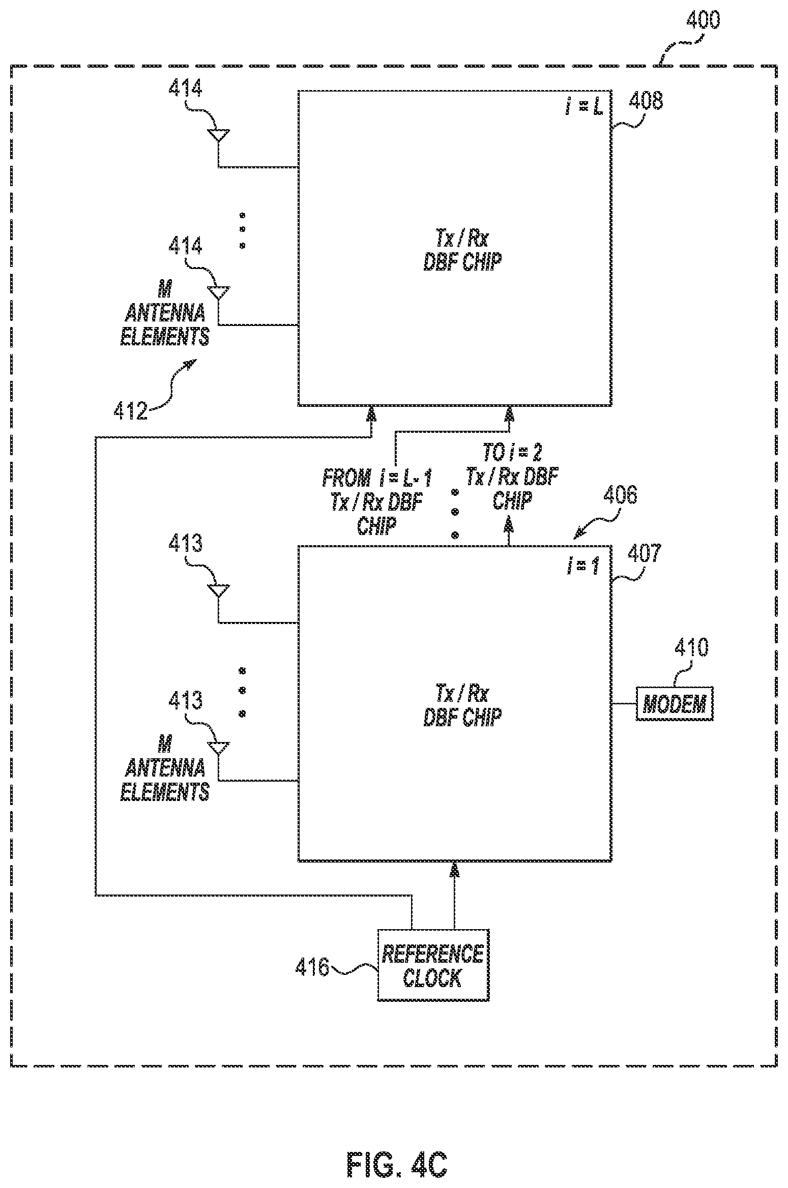 Patent US11784408 Figure 8 – System and method for over-the-air antenna calibration