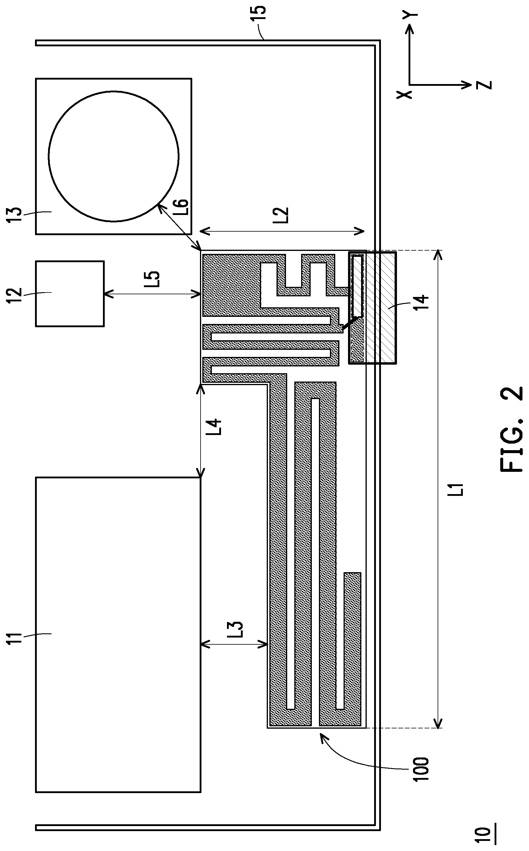 Patent US11784410 Figure 2 – Antenna module