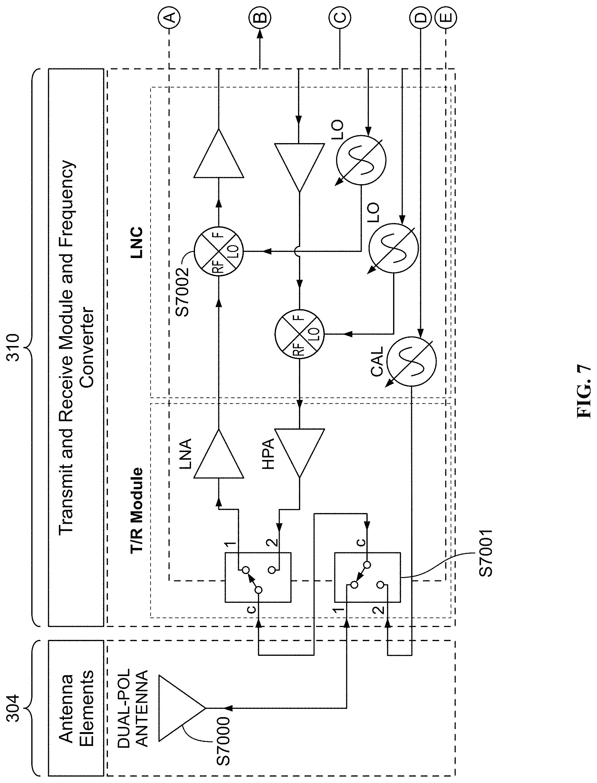 Patent US11784412 Figure 10 – System and method for a digitally beamformed phased array feed