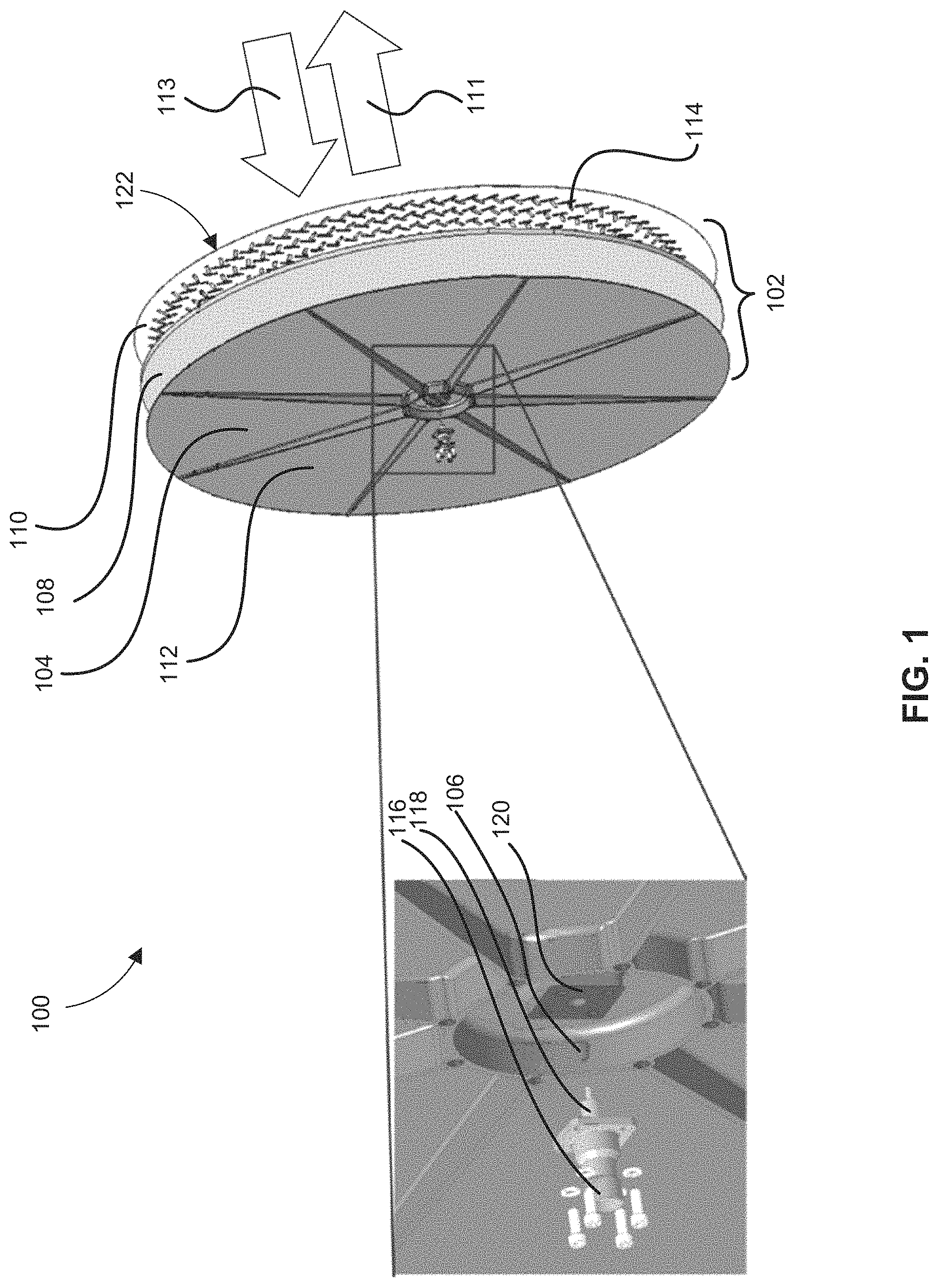 Patent US11784413 Figure 1 – Wideband radial line slot array antenna