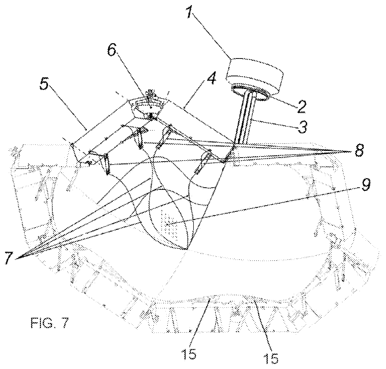 Patent US11784415 Figure 4 – Deployable assembly for antennas