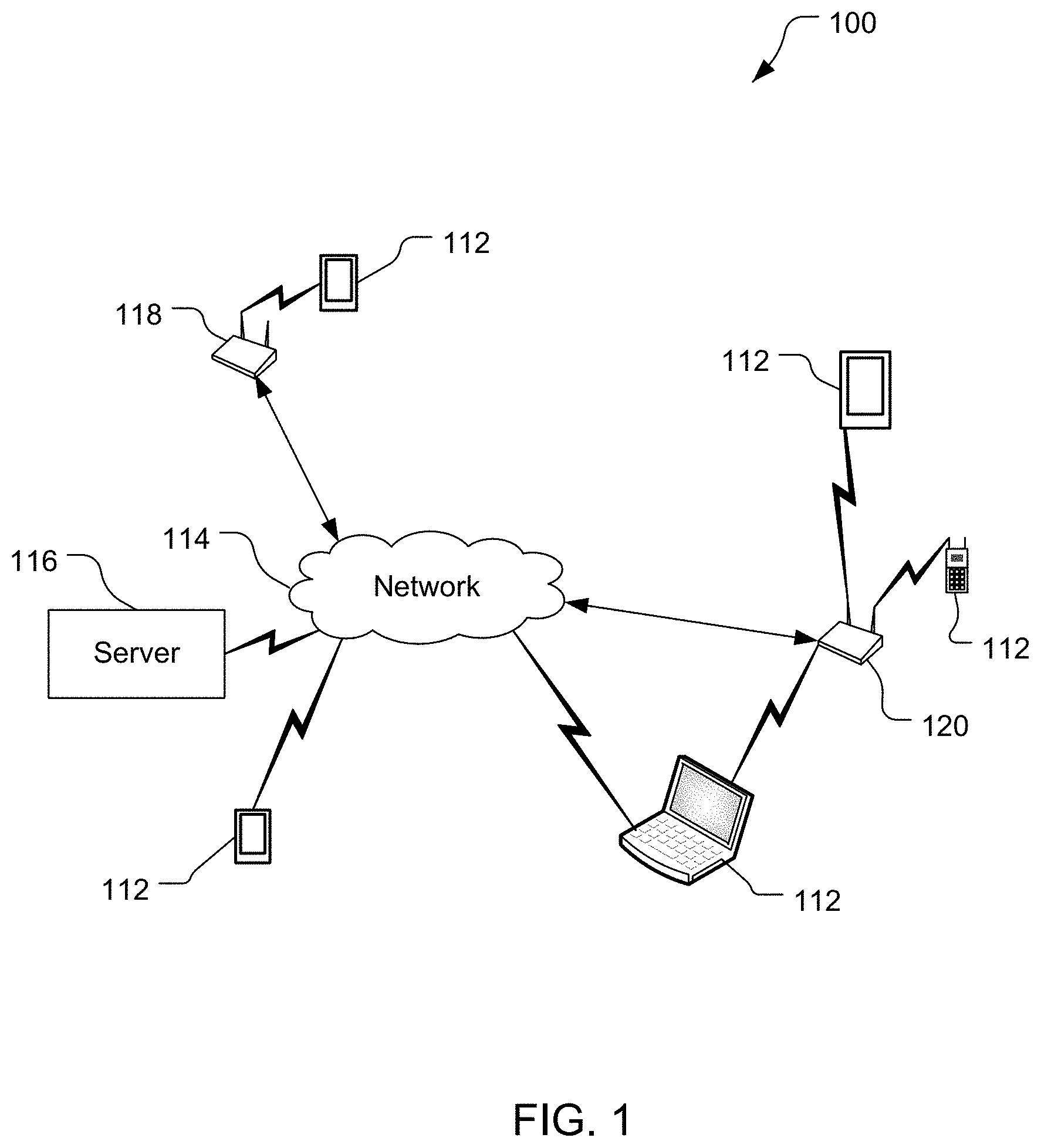 Patent US11784418 Figure 1 – Multi-directional dual-polarized antenna system