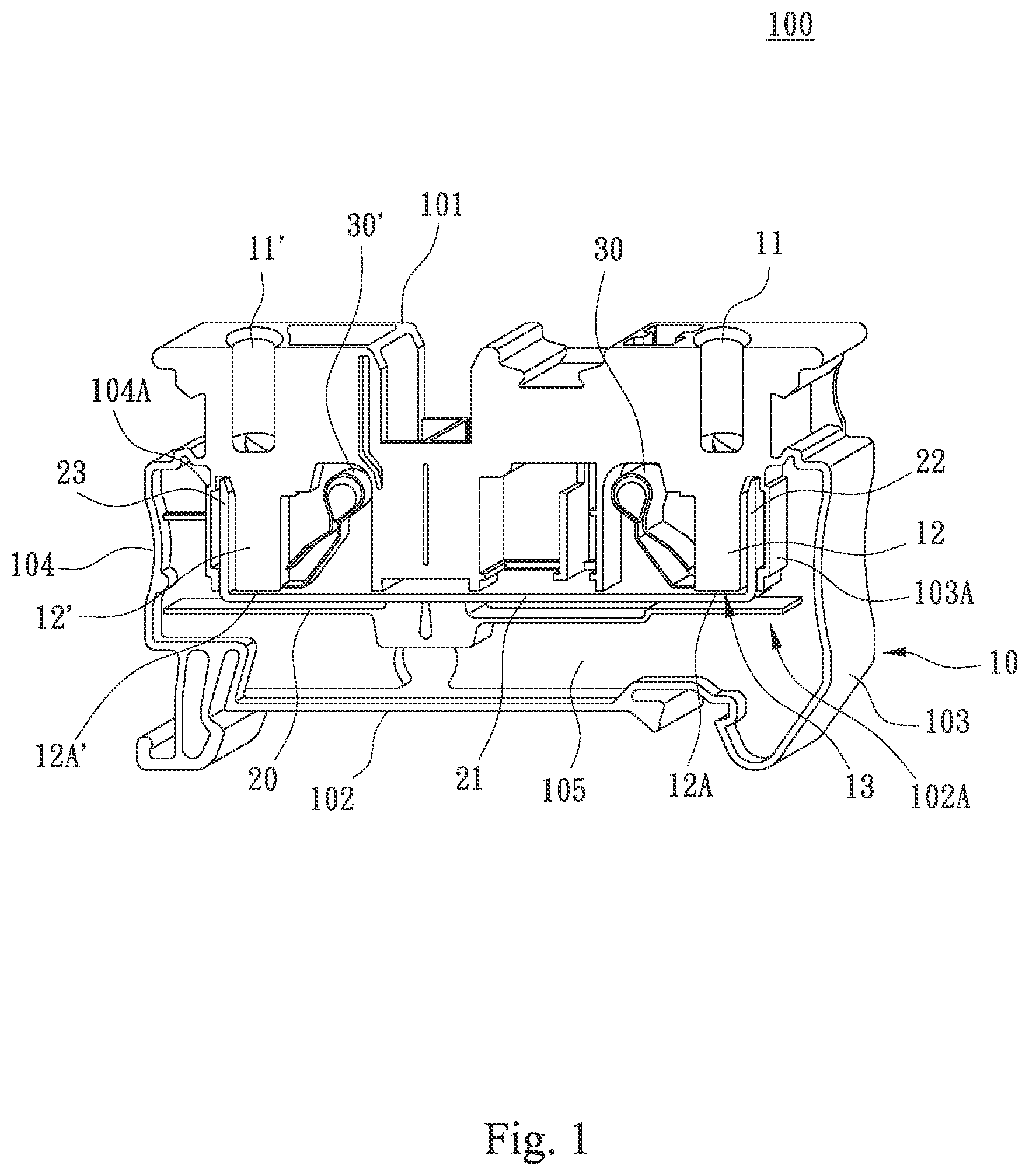 Patent US11784422 Figure 1 – Junction box