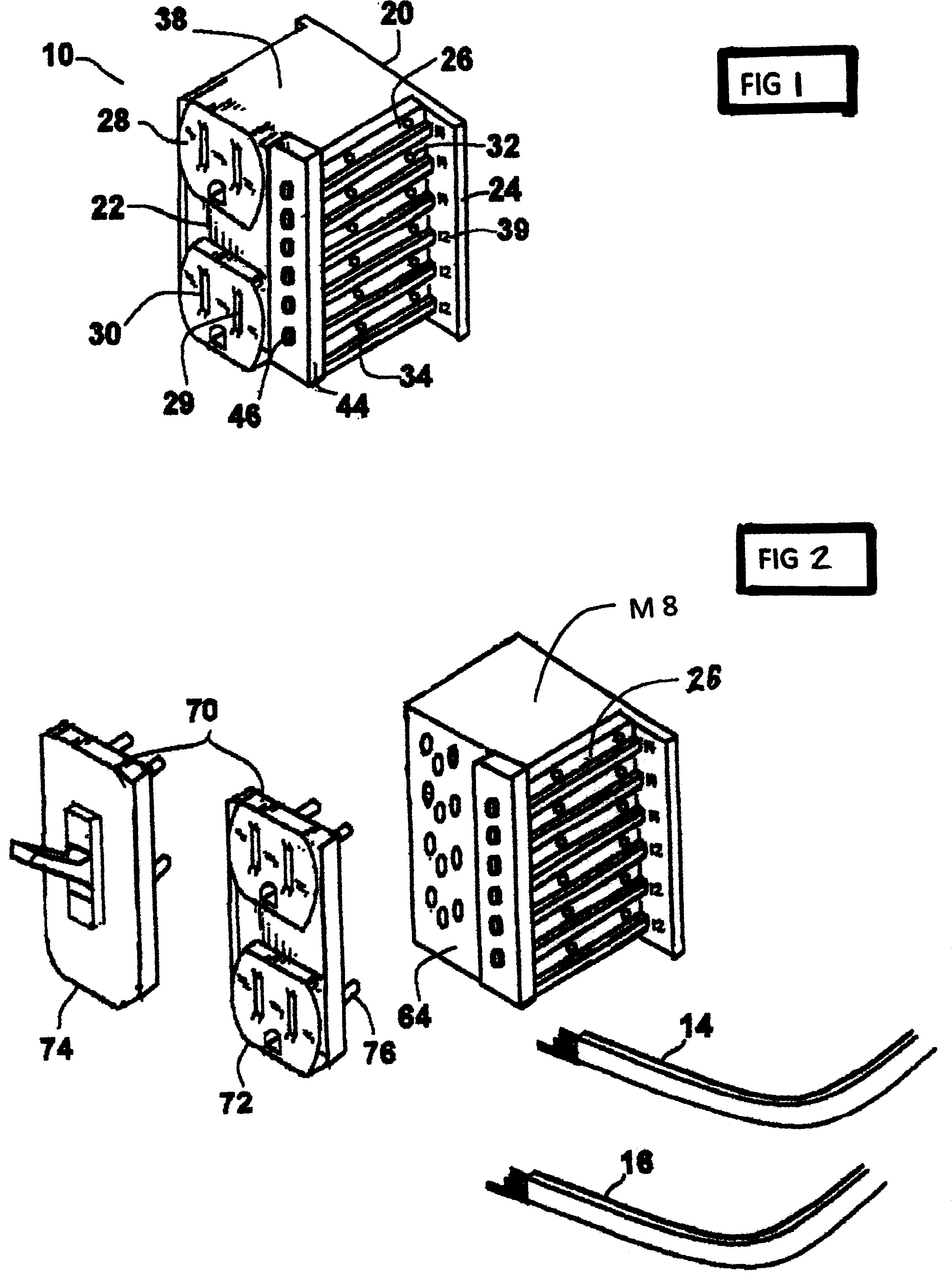 Patent US11784423 Figure 1 – Knee saver multiplex electrical termination device board
