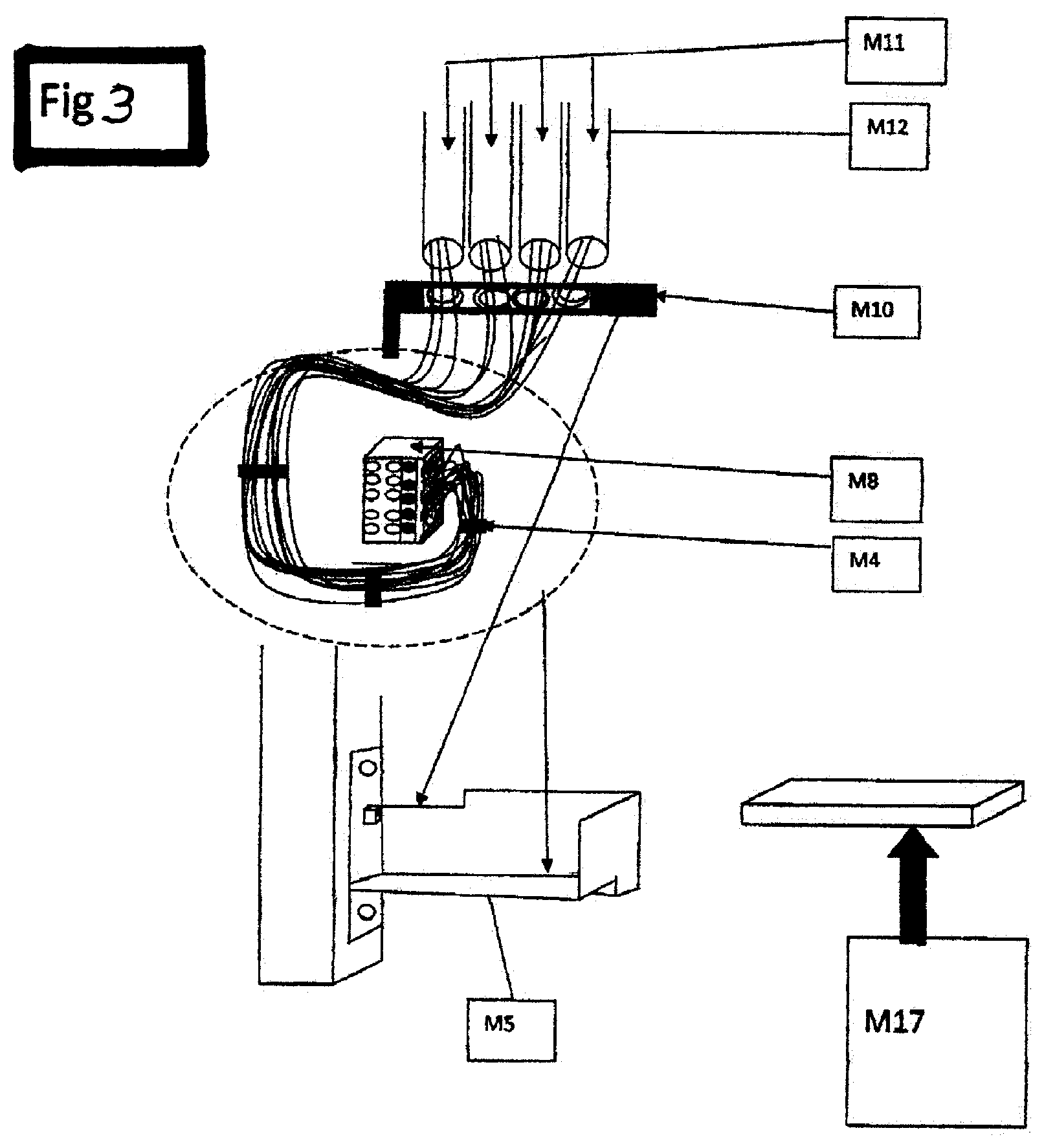 Patent US11784423 Figure 2 – Knee saver multiplex electrical termination device board