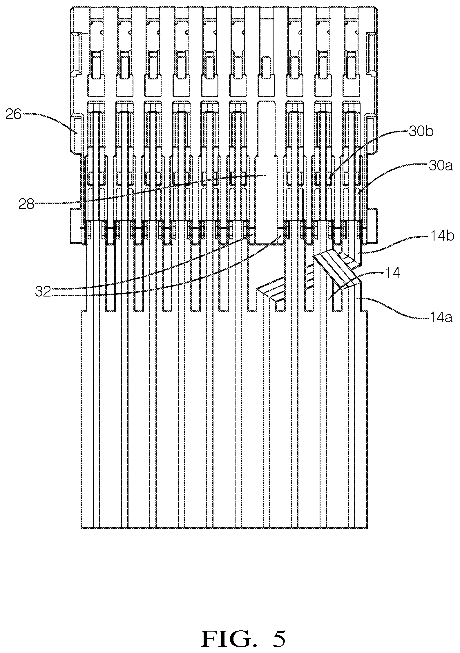 Patent US11784426 Figure 4 – Electrical cable assembly, method and apparatus for making same and electrical terminal for same