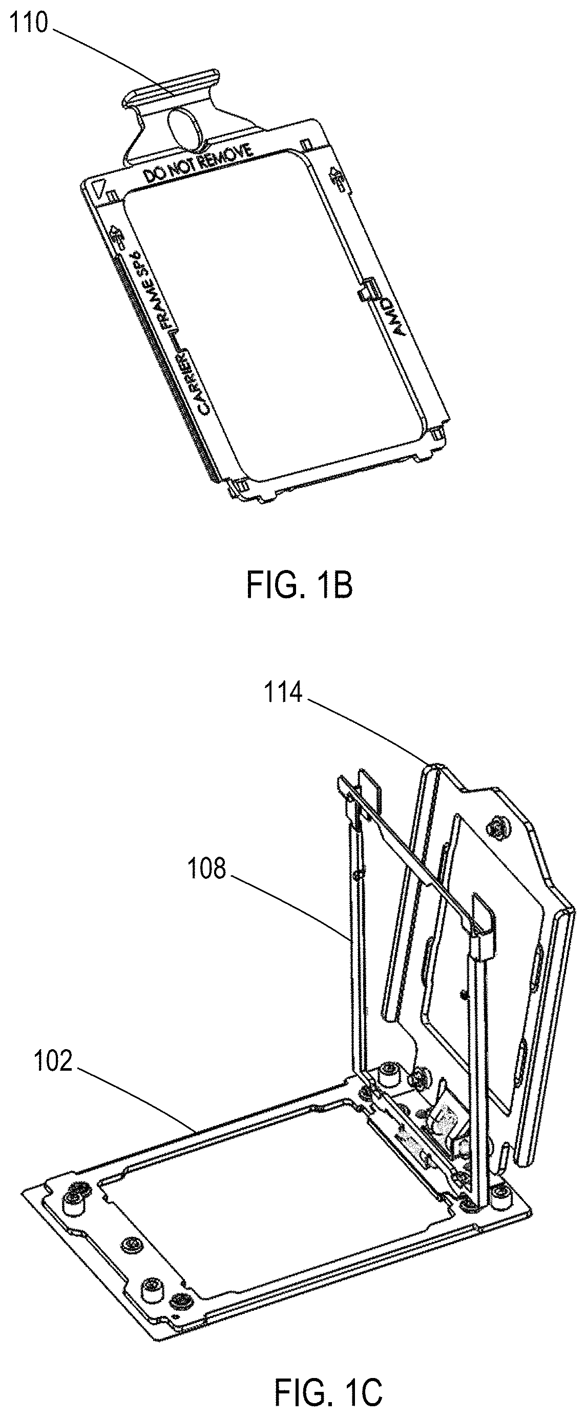 Patent US11784427 Figure 2 – Socket actuation mechanism for package insertion and package-socket alignment