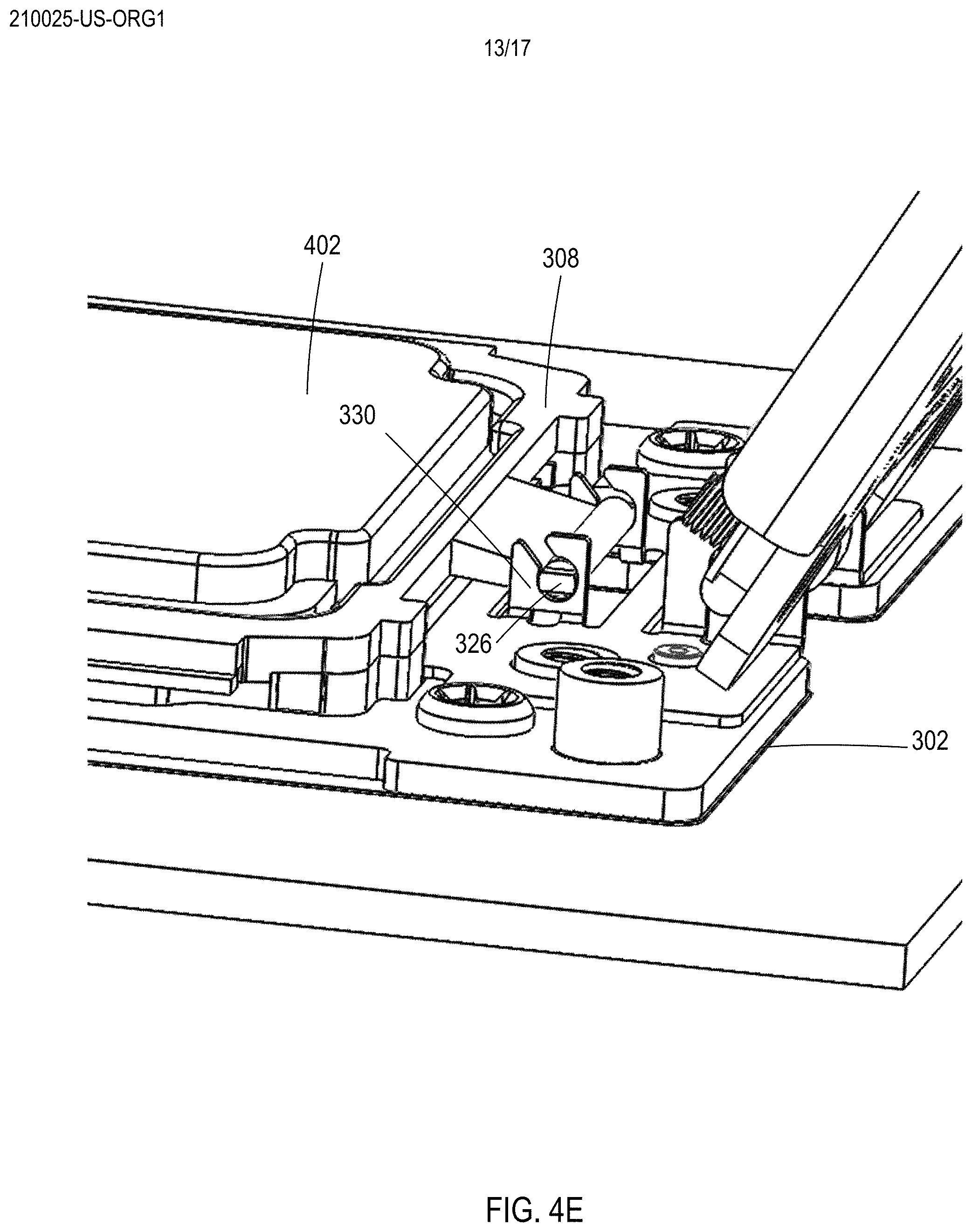 Patent US11784427 Figure 13 – Socket actuation mechanism for package insertion and package-socket alignment