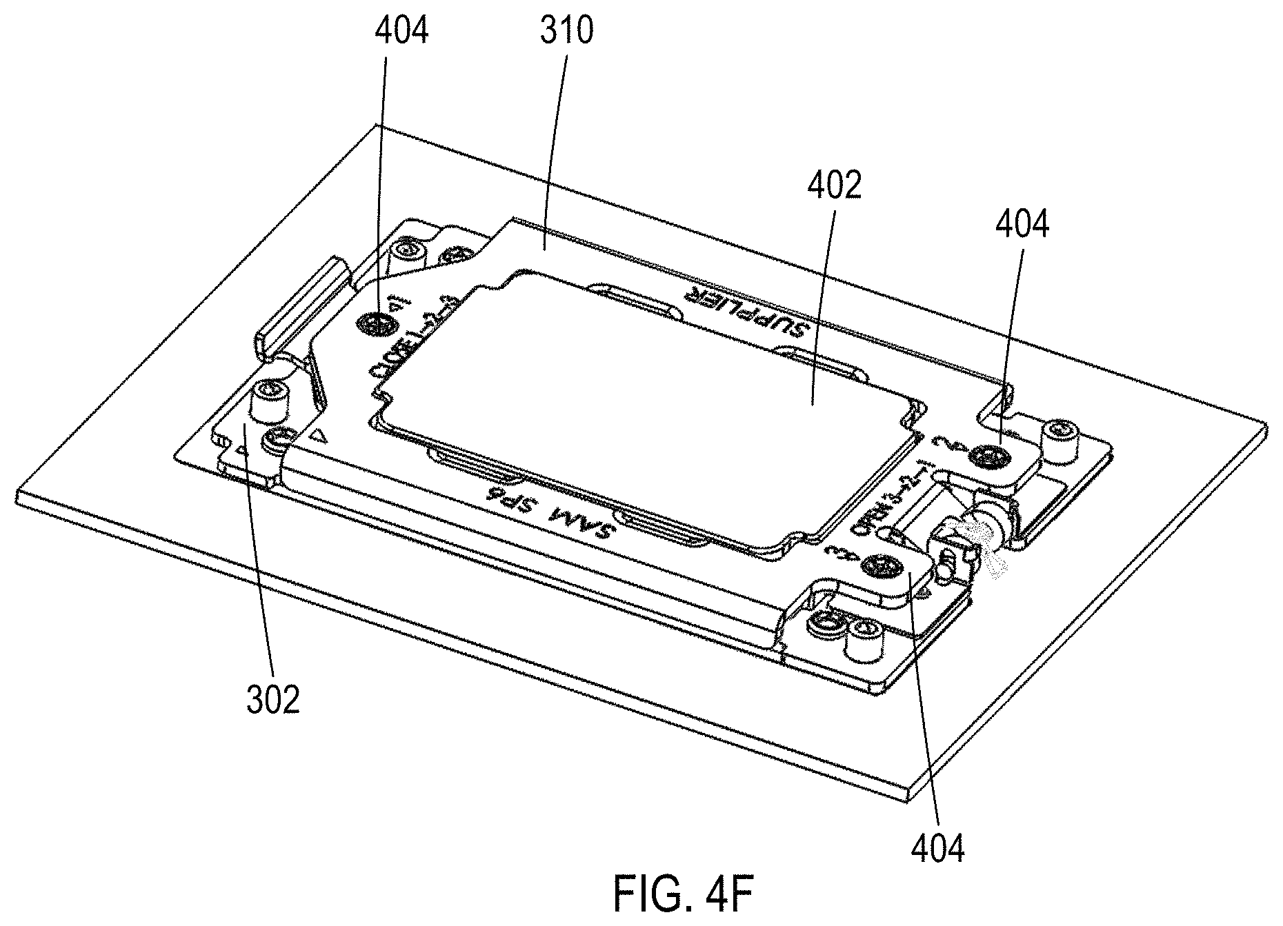 Patent US11784427 Figure 14 – Socket actuation mechanism for package insertion and package-socket alignment