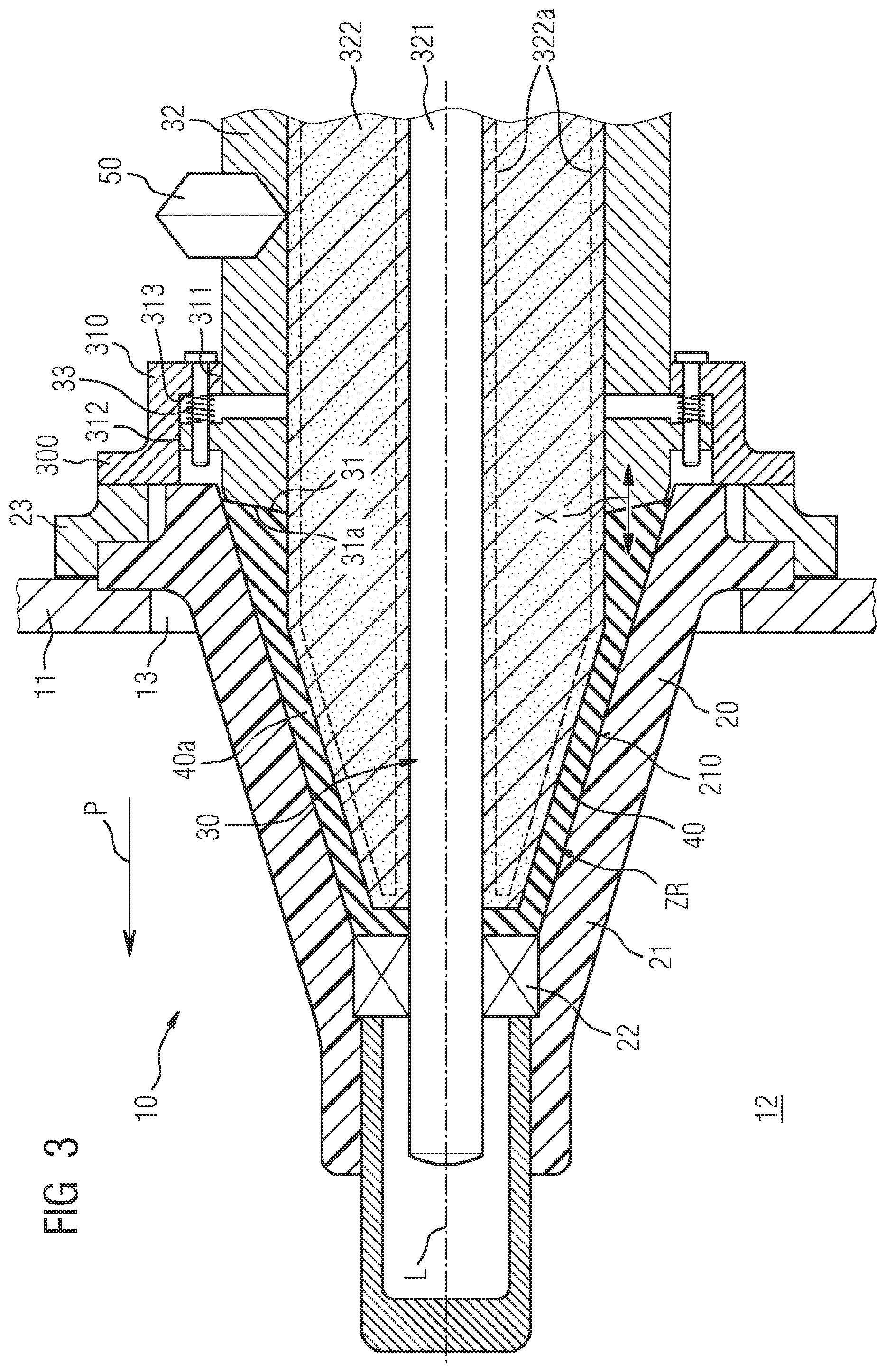 Patent US11784429 Figure 3 – Electric plug-in device and arrangement having an electric plug-in device