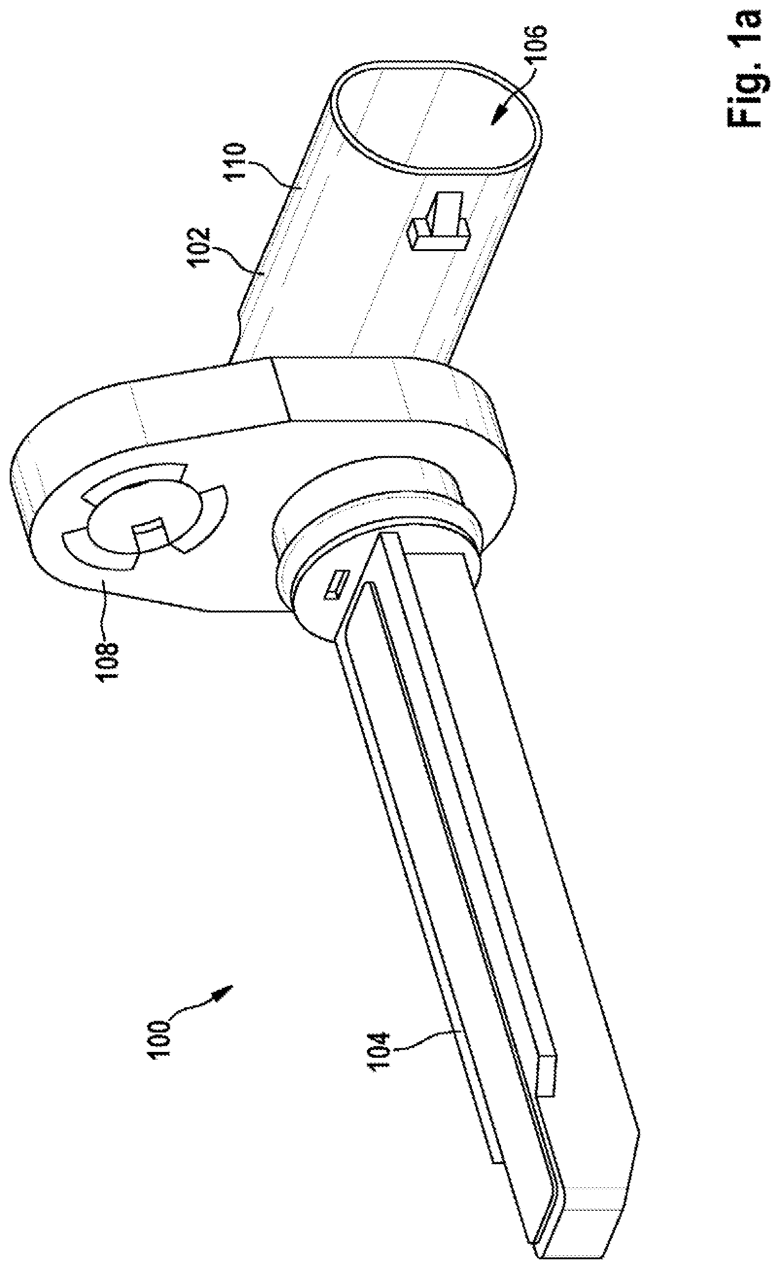 Patent US11784430 Figure 1 – Method for producing an angled plug-in connector, an angled plug-in connector and a sensor