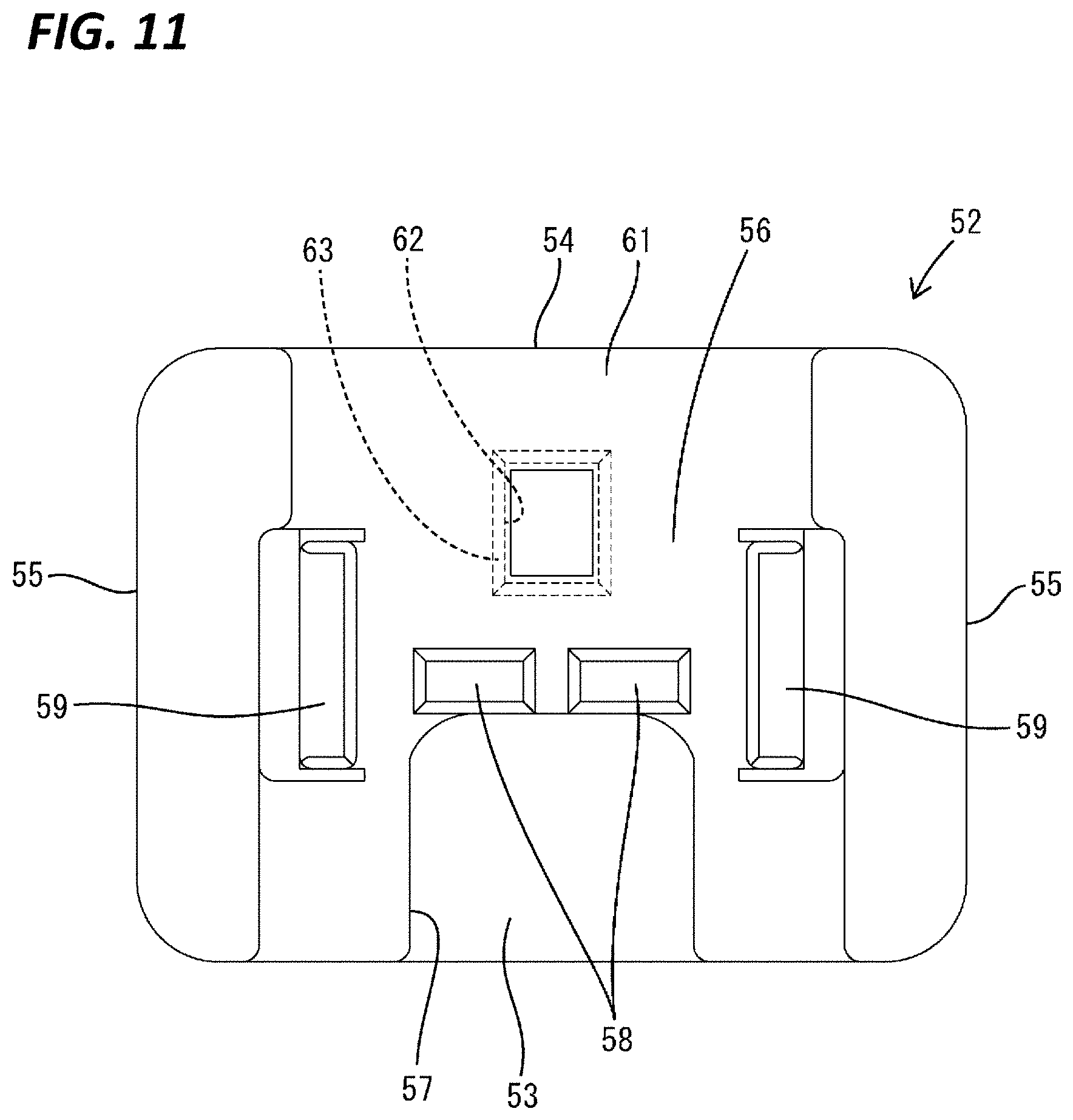 Patent US11784431 Figure 11 – Connector with terminal fitting and lock arm