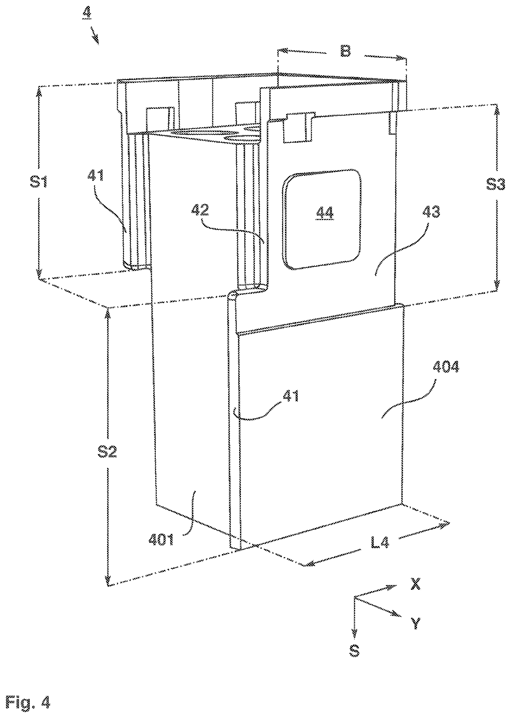Patent US11784435 Figure 4 – Plug connector module having a module element