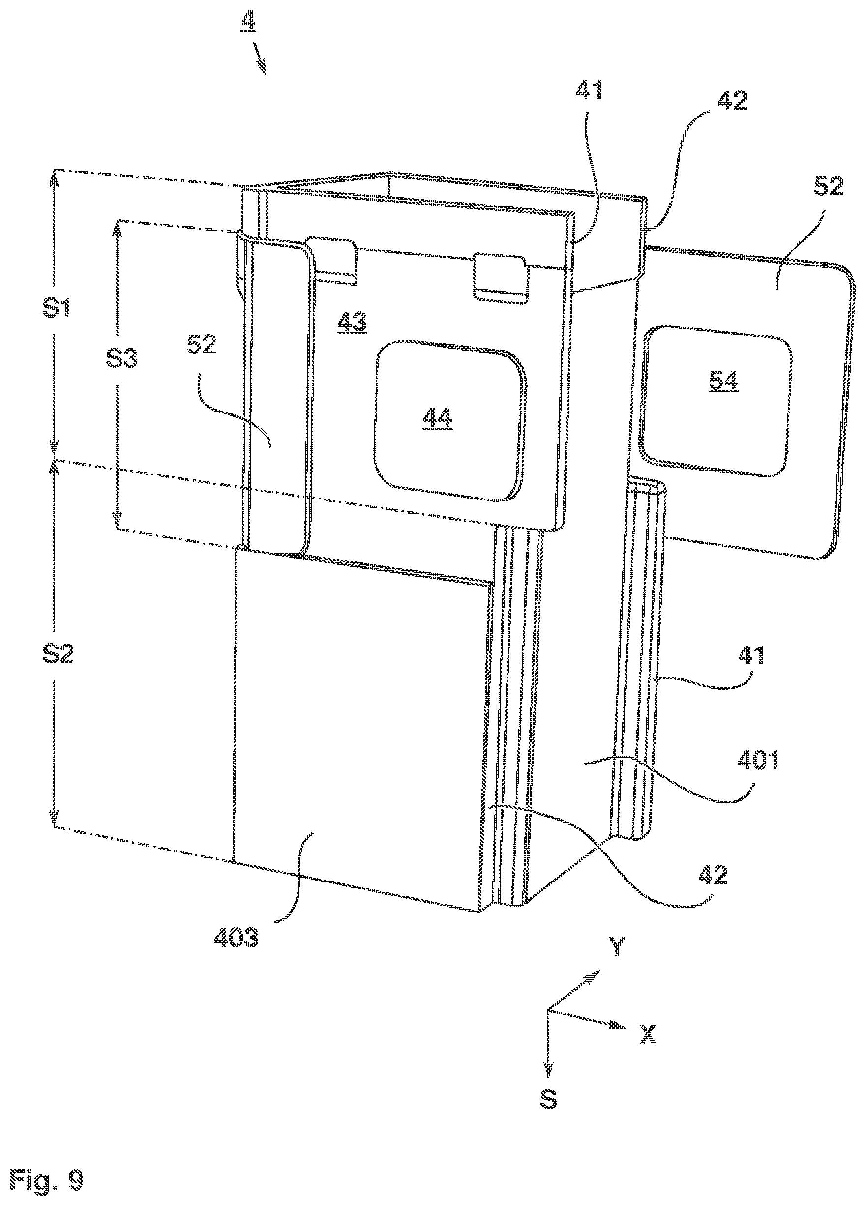 Patent US11784435 Figure 9 – Plug connector module having a module element