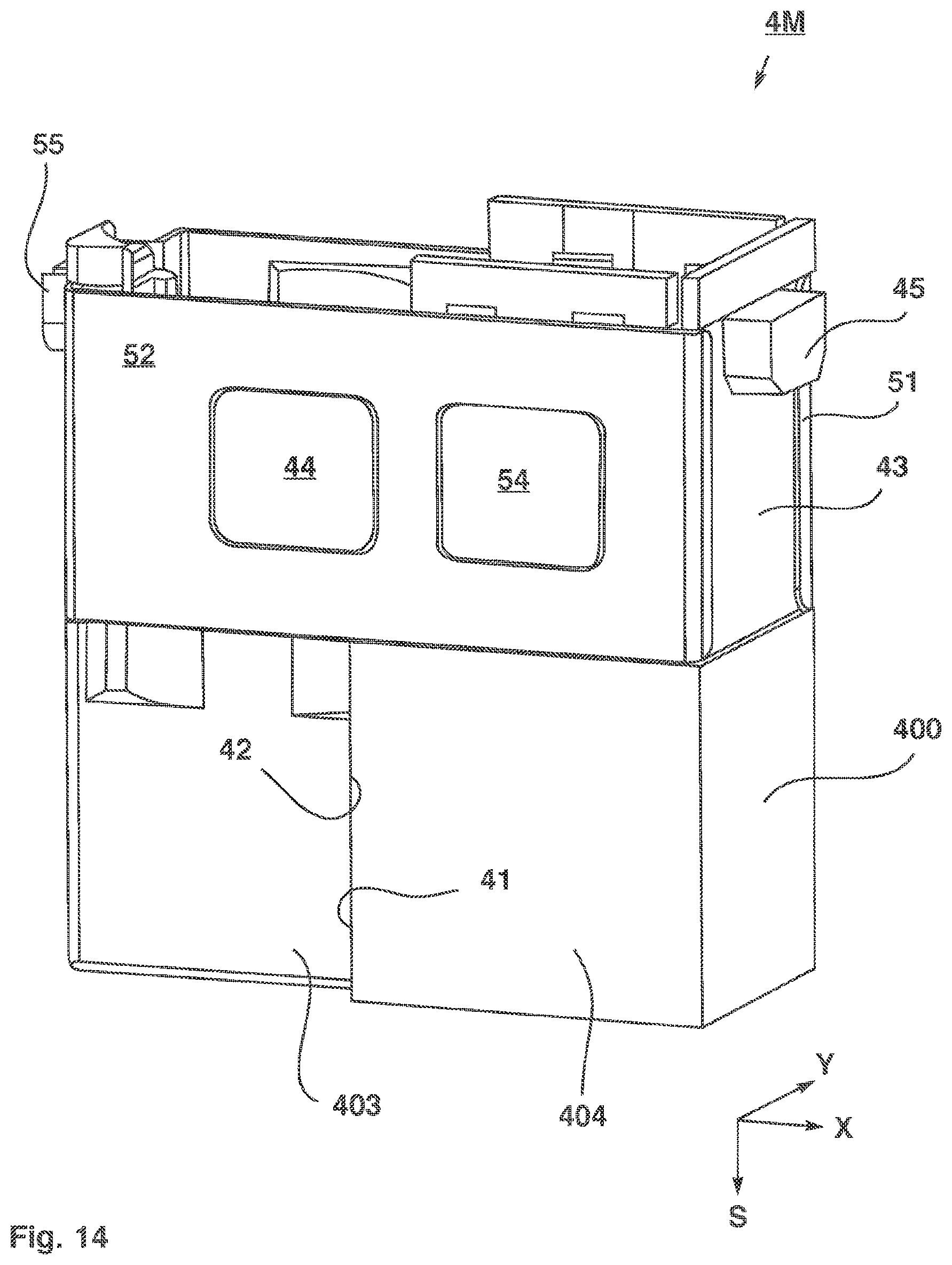 Patent US11784435 Figure 14 – Plug connector module having a module element