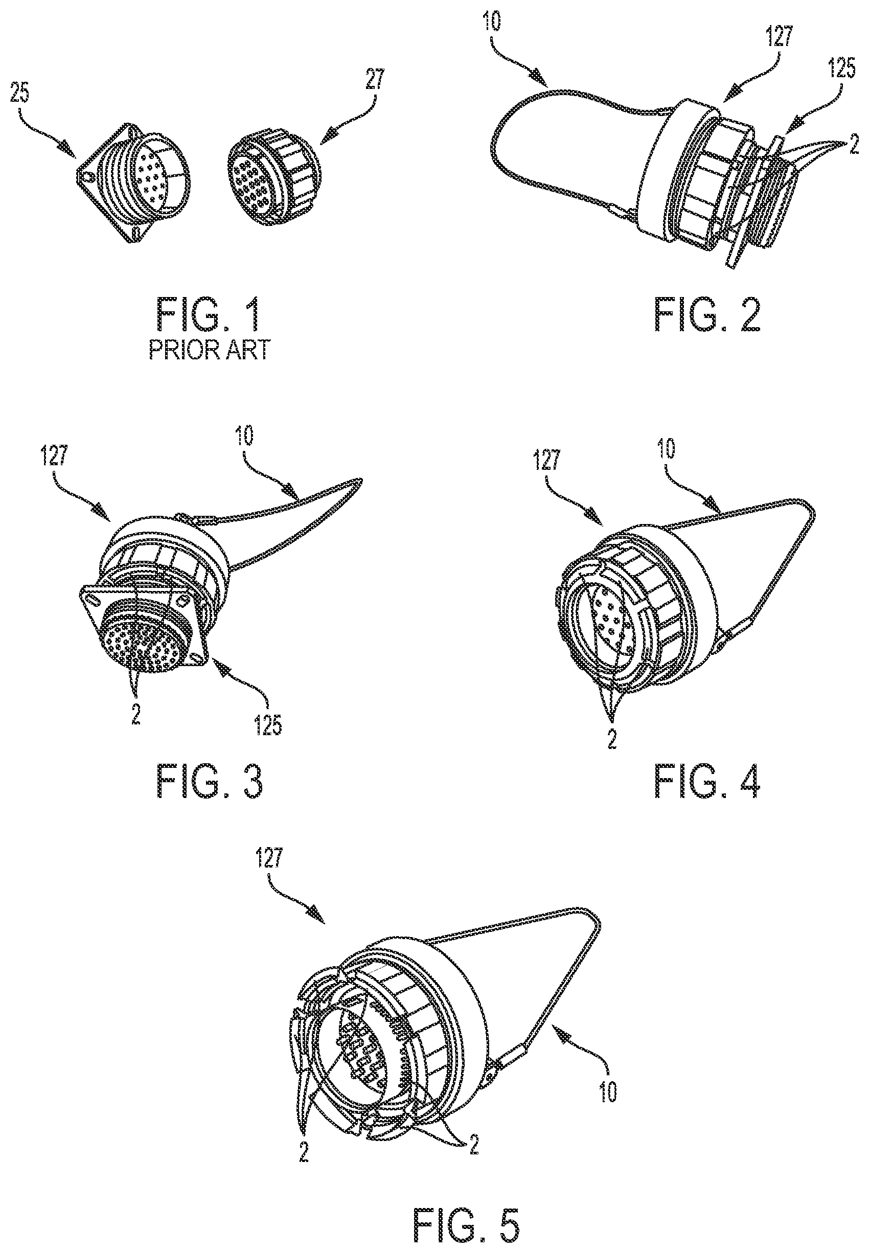 Patent US11784436 Figure 1 – Electrical connector with pull release