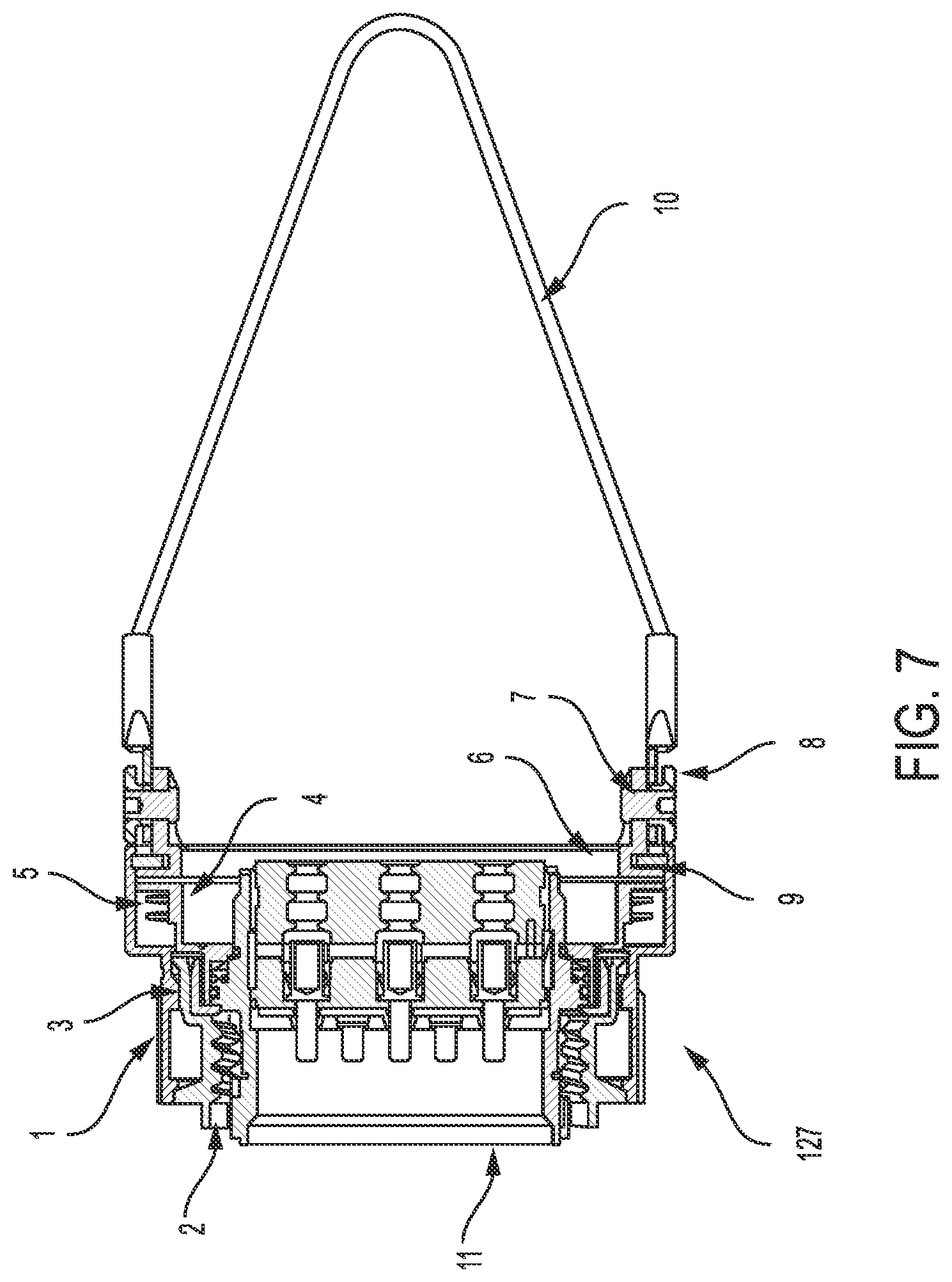 Patent US11784436 Figure 3 – Electrical connector with pull release