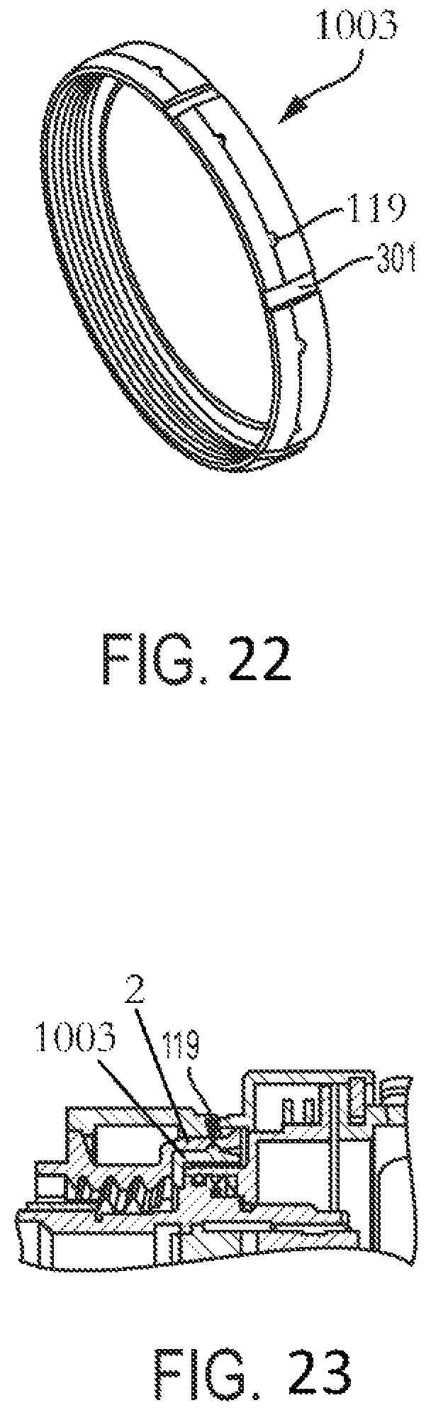 Patent US11784436 Figure 8 – Electrical connector with pull release