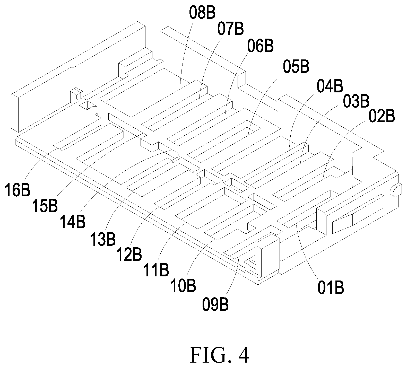 Patent US11784437 Figure 4 – Card connector