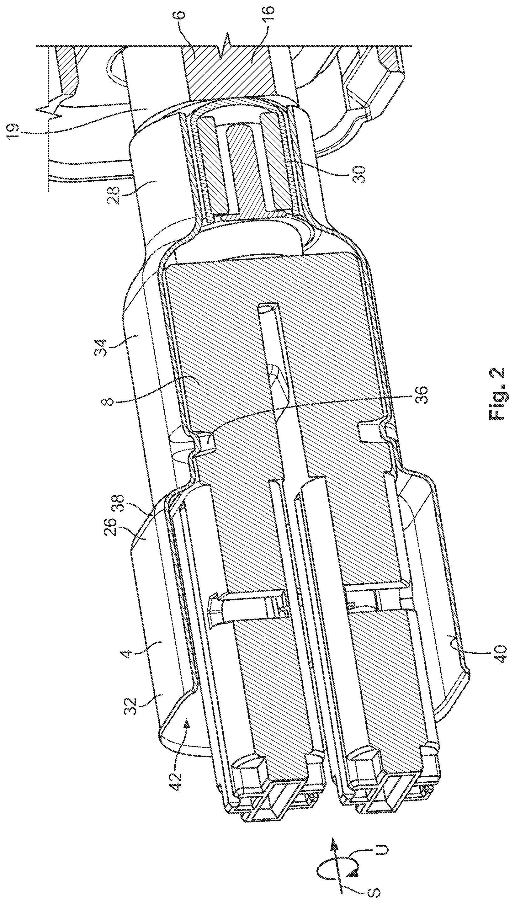 Patent US11784439 Figure 2 – Miniaturized connector