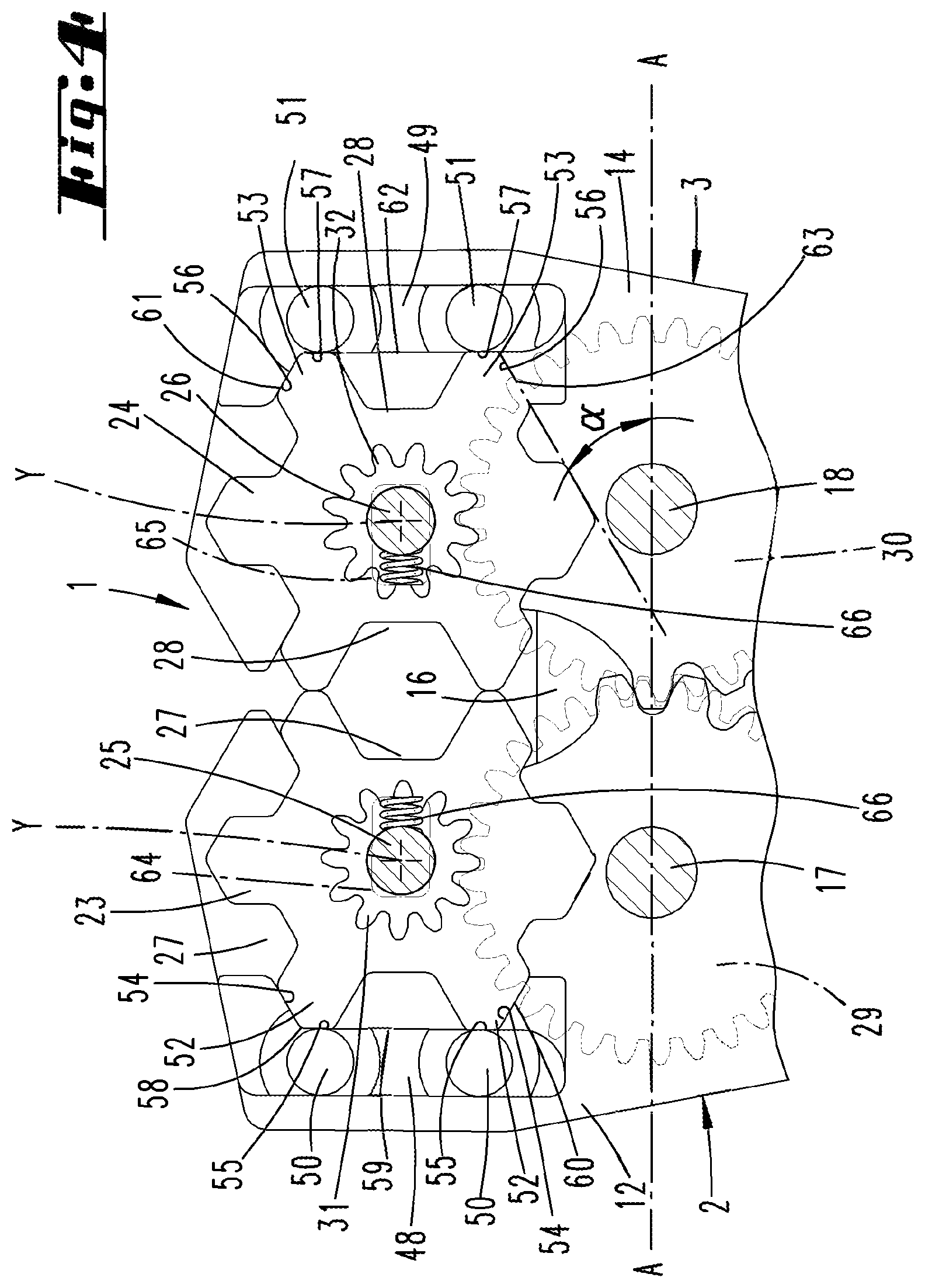 Patent US11784449 Figure 3 – Crimping pliers, and toothed wheel having teeth