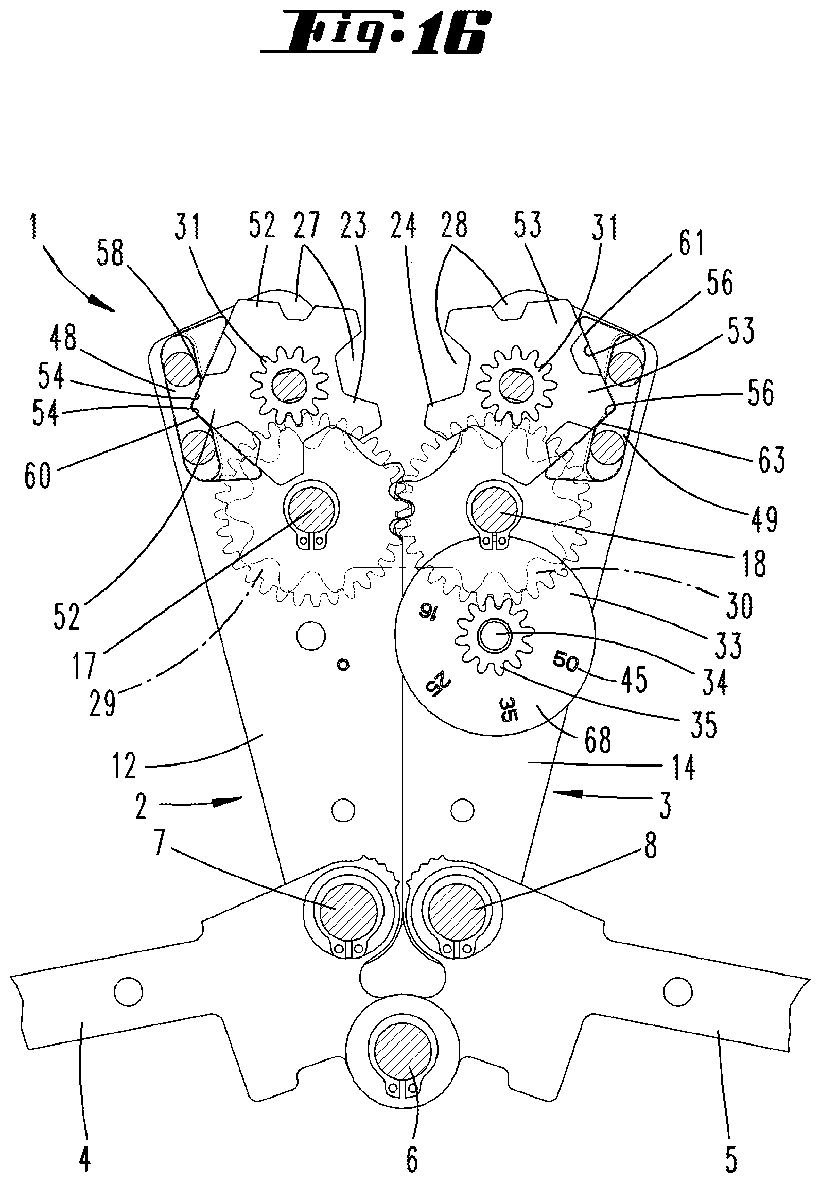 Patent US11784449 Figure 15 – Crimping pliers, and toothed wheel having teeth