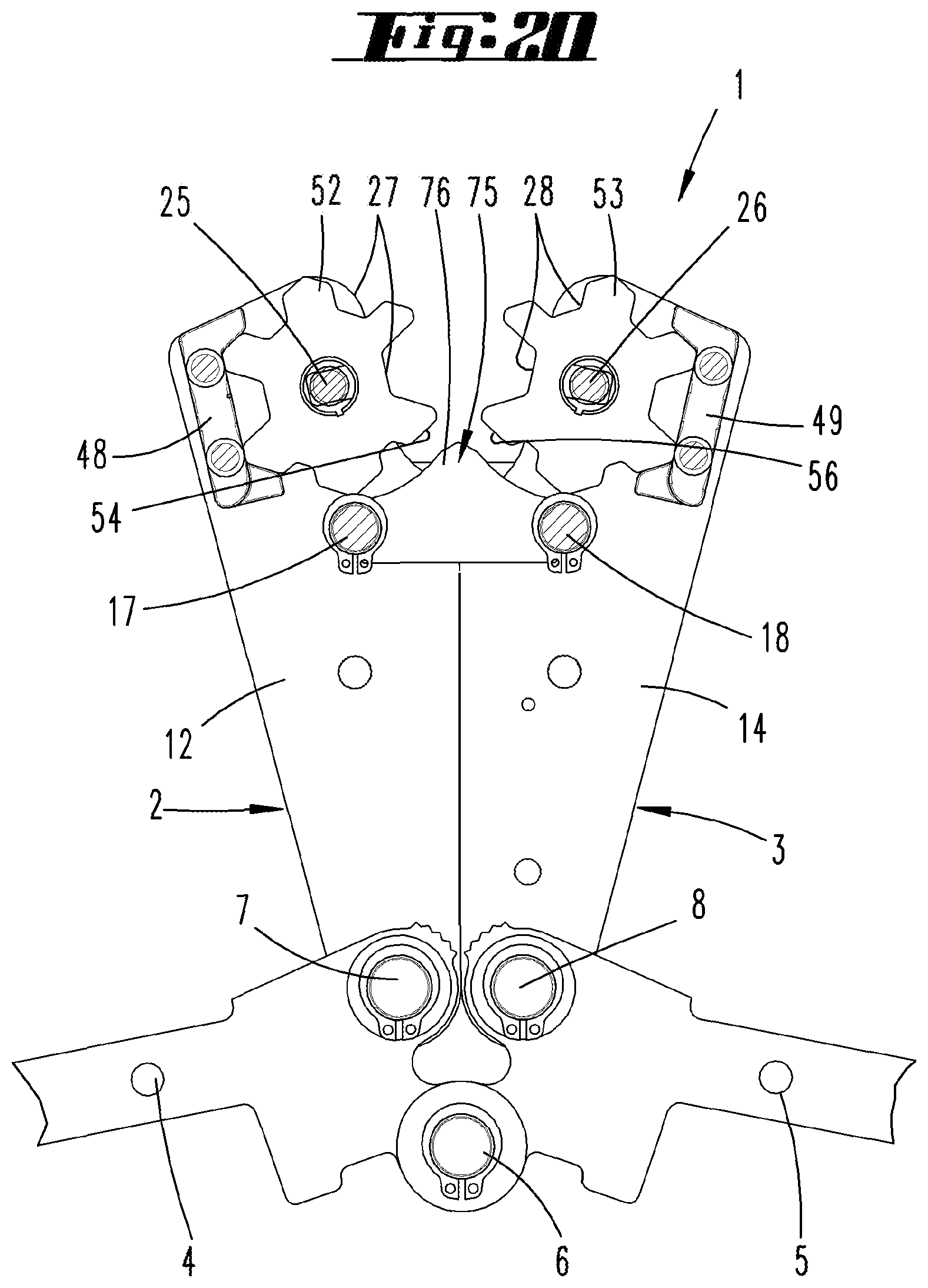 Patent US11784449 Figure 19 – Crimping pliers, and toothed wheel having teeth