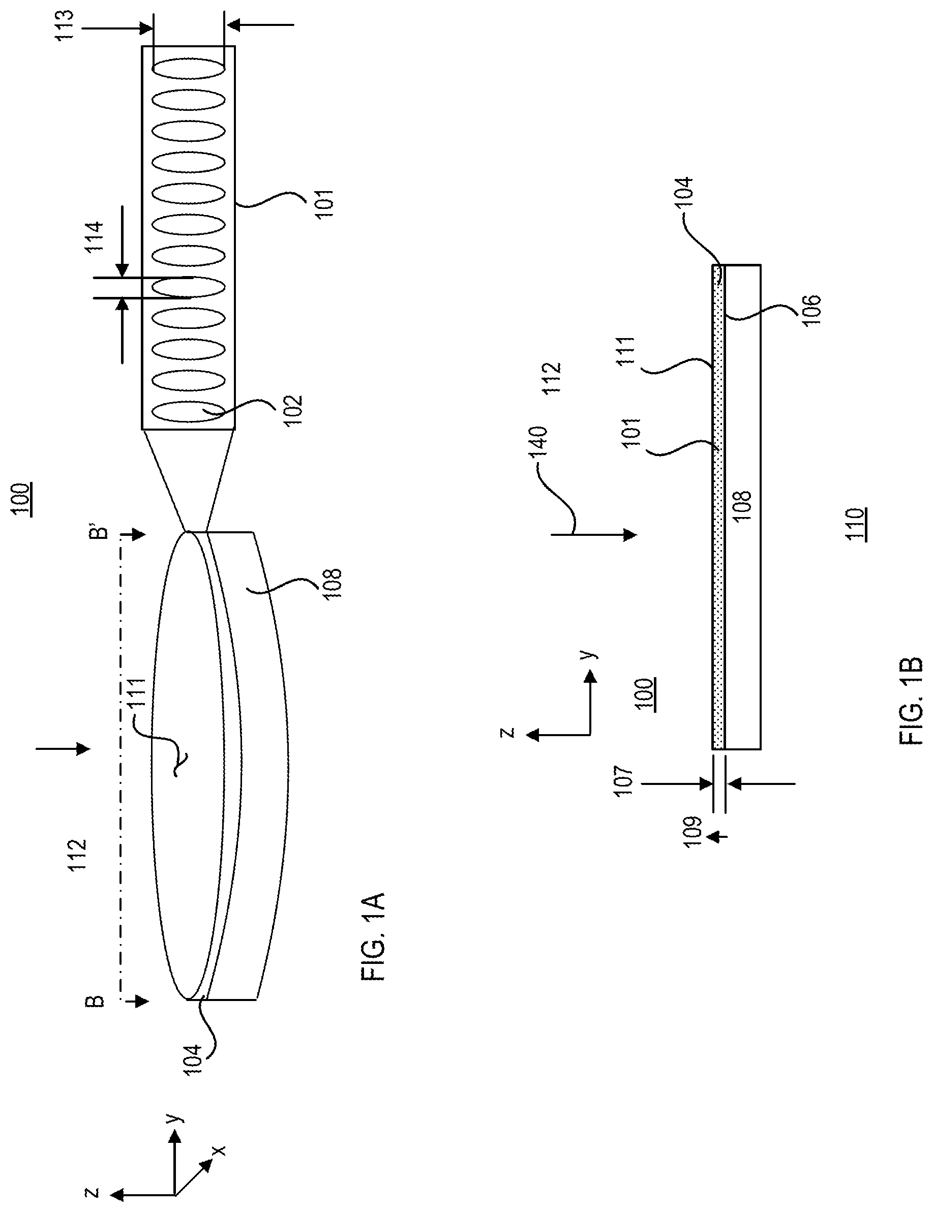 Patent US11784452 Figure 1 – Optical element for a deep ultraviolet light source