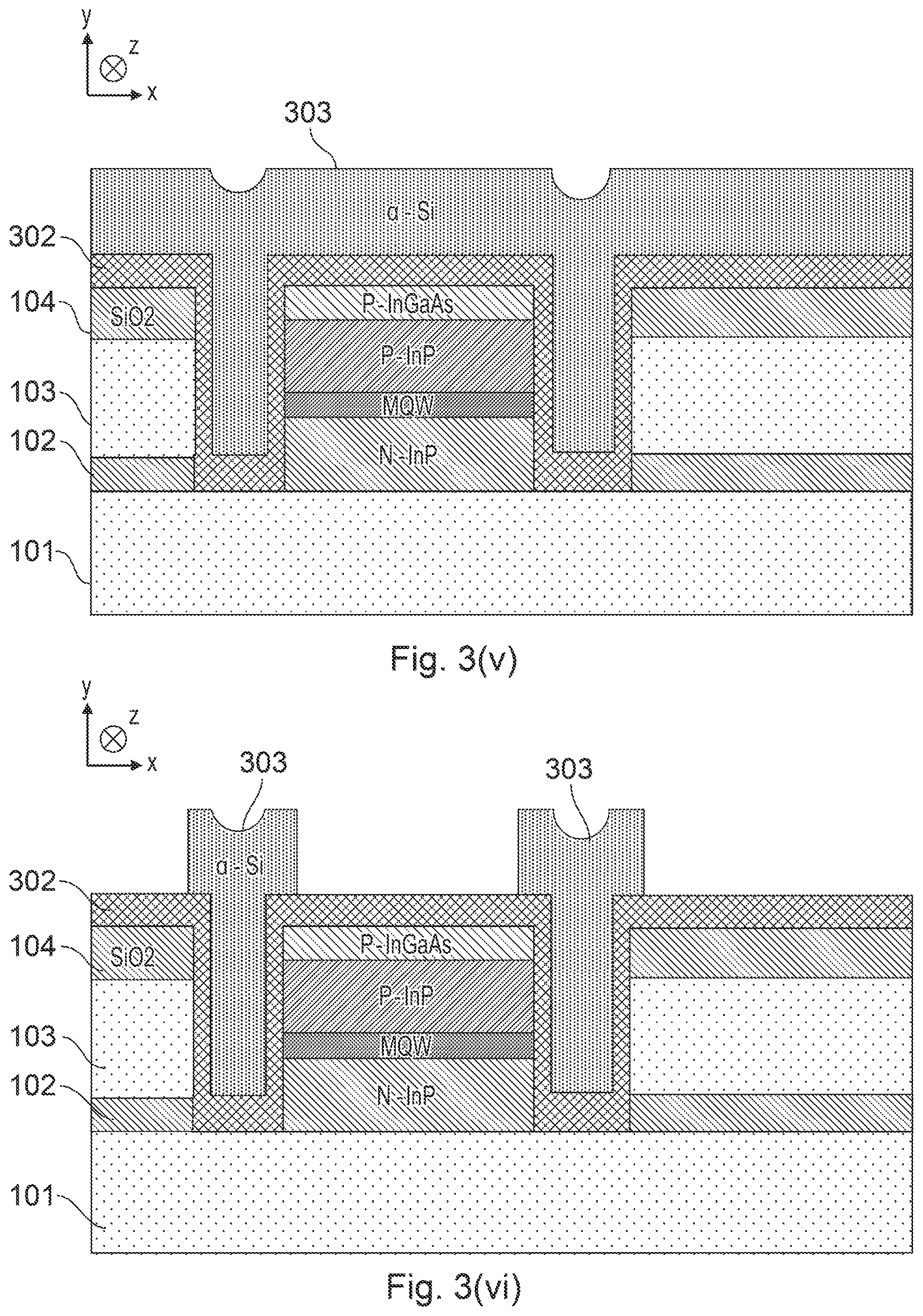 Patent US11784456 Figure 8 – Method of manufacturing a III-V based optoelectronic device