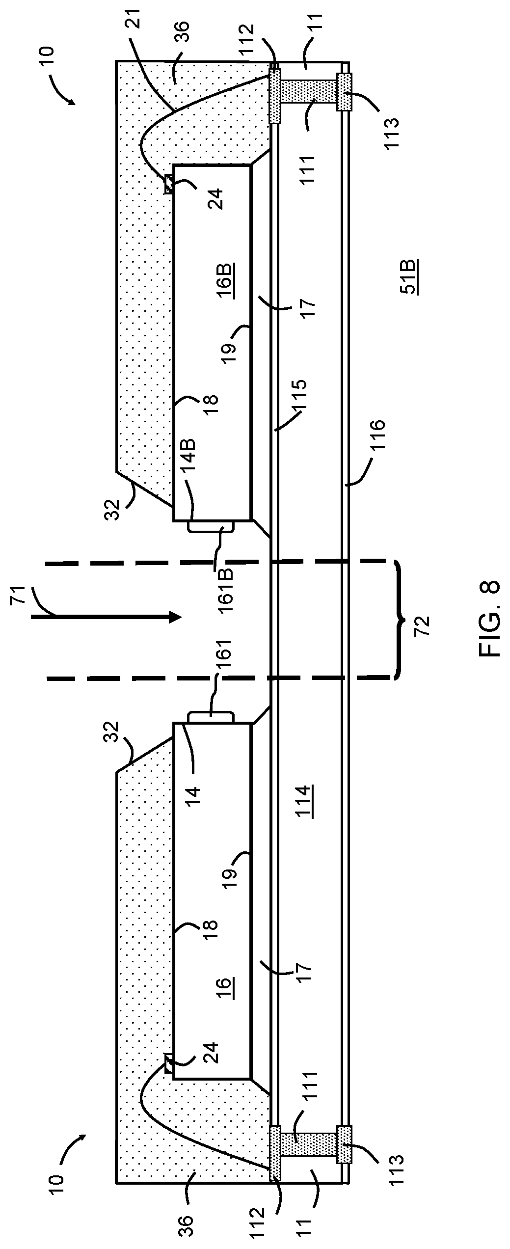 Patent US11784457 Figure 5 – Semiconductor device and method of manufacturing a semiconductor device