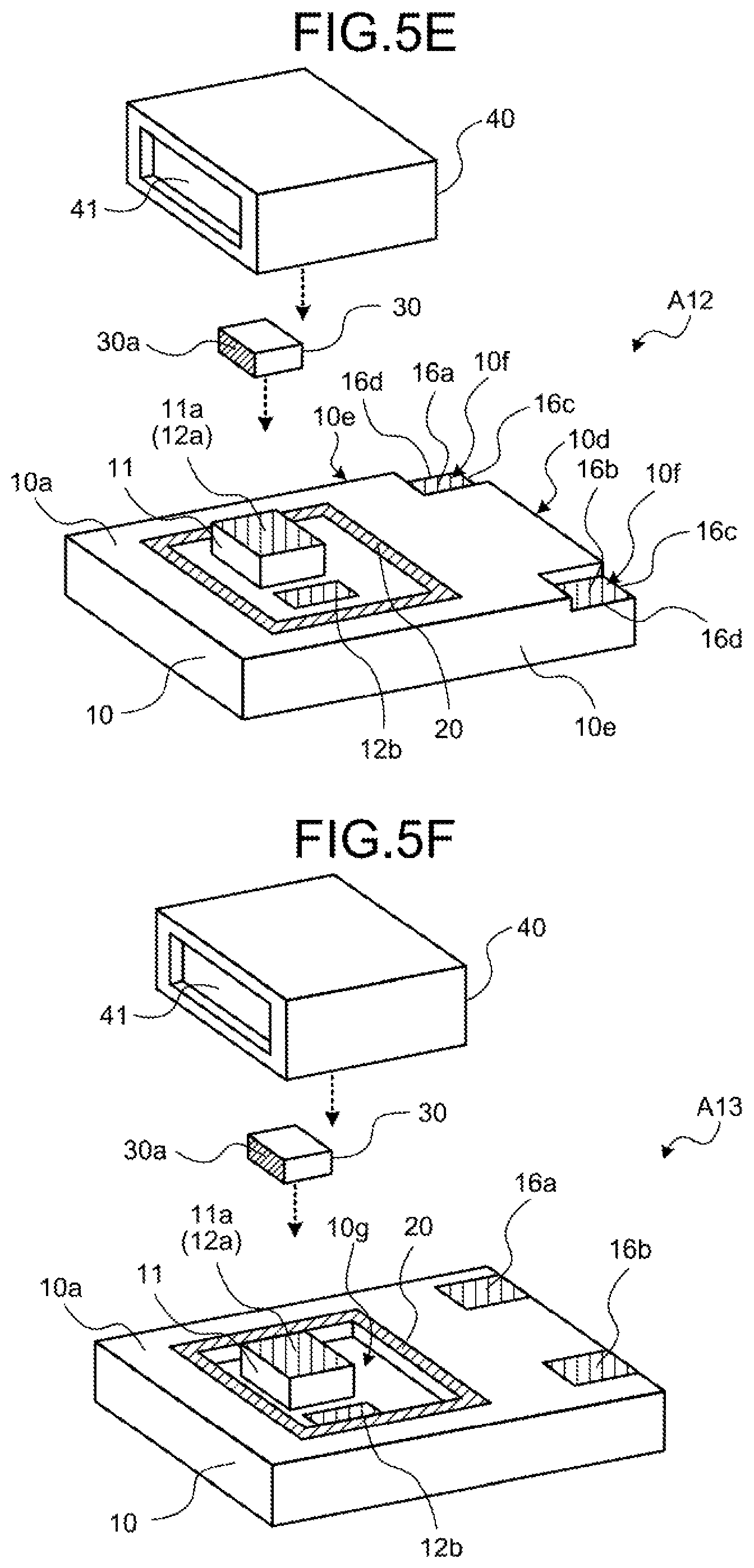 Patent US11784459 Figure 9 – Electrical element mounting package, array package, and electrical device