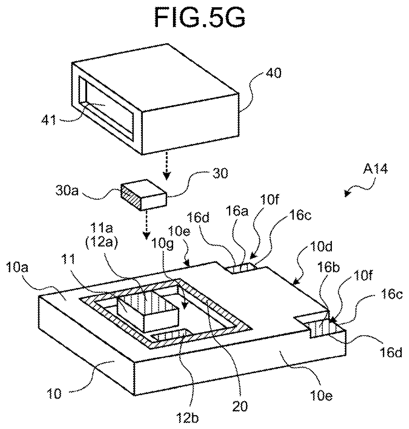 Patent US11784459 Figure 10 – Electrical element mounting package, array package, and electrical device