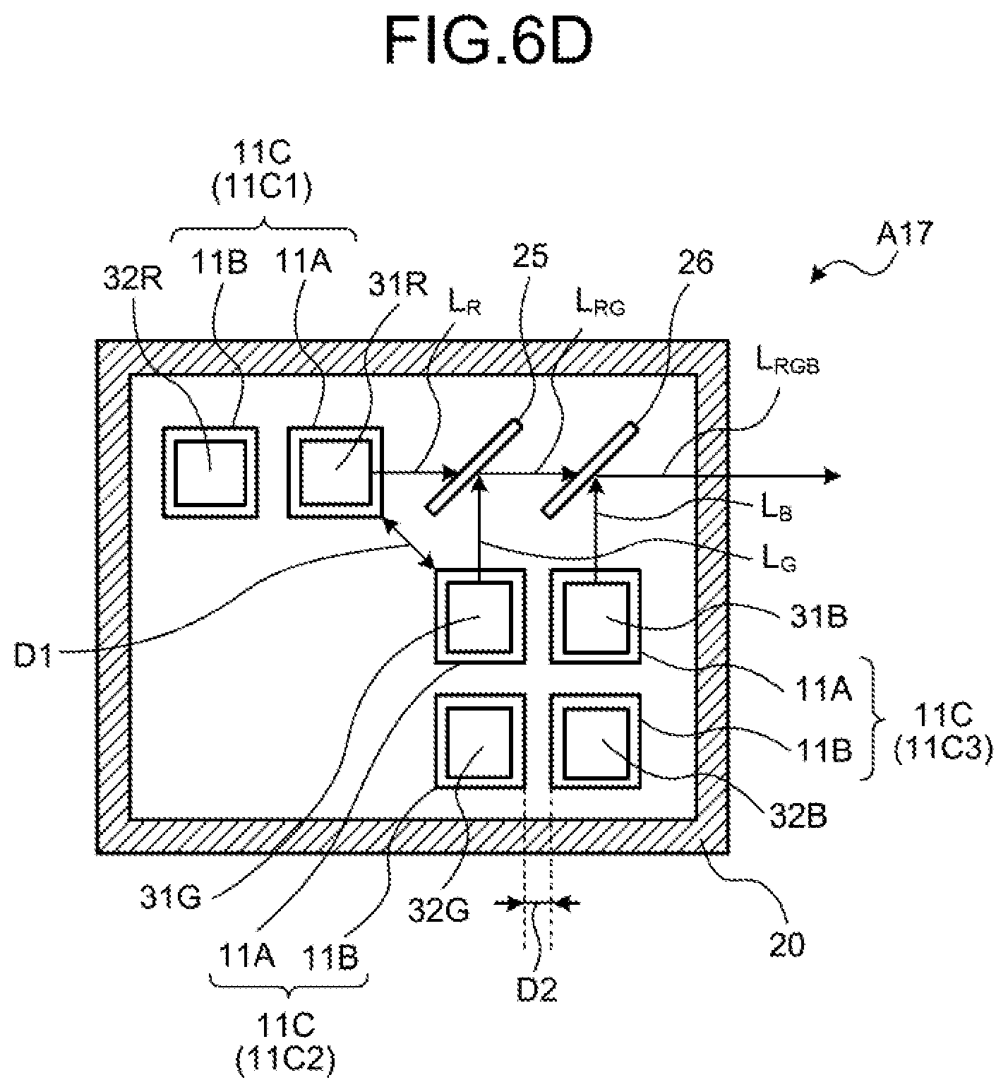 Patent US11784459 Figure 13 – Electrical element mounting package, array package, and electrical device