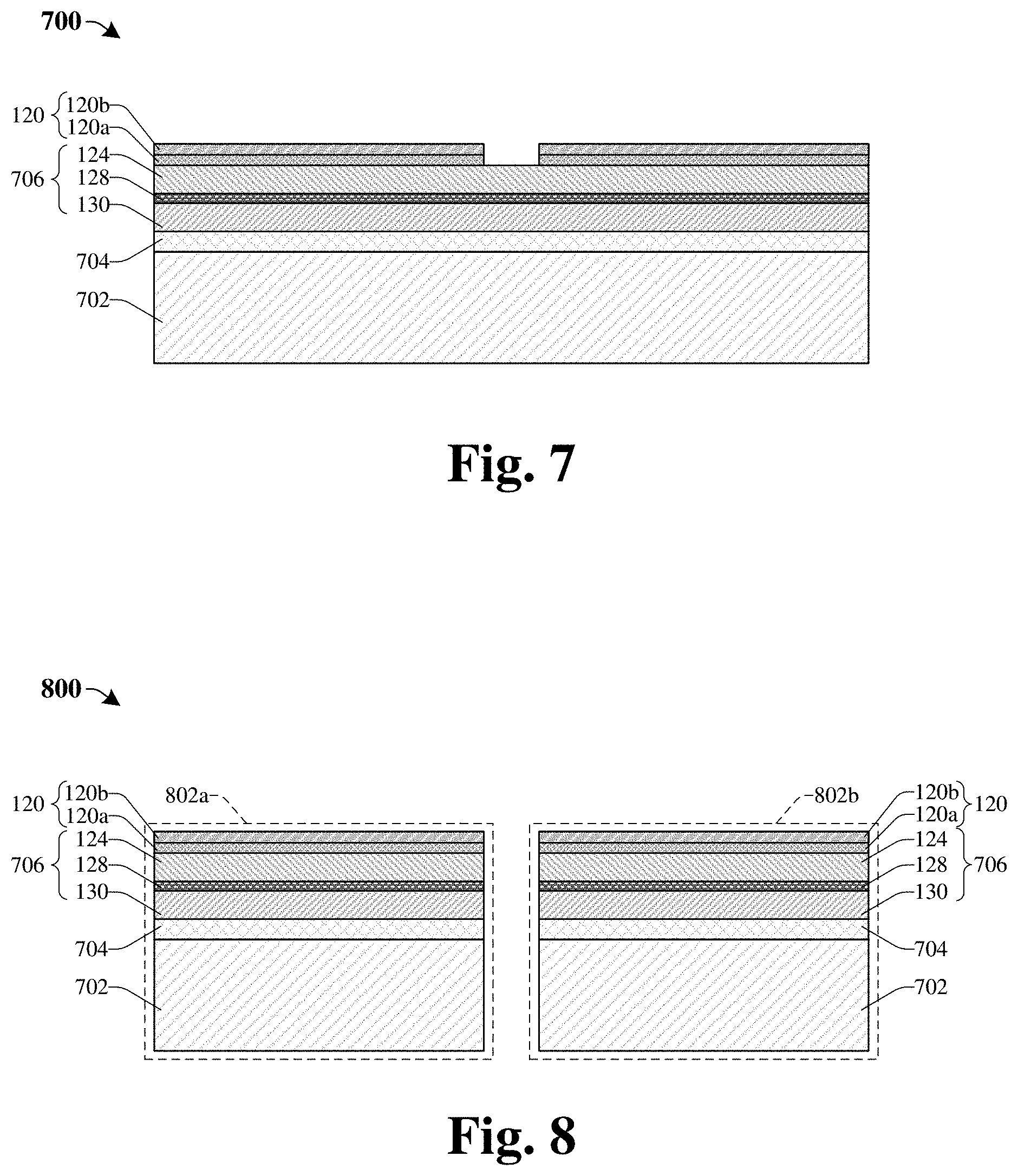 Patent US11784460 Figure 6 – Bump bonding structure to mitigate space contamination for III-V dies and CMOS dies