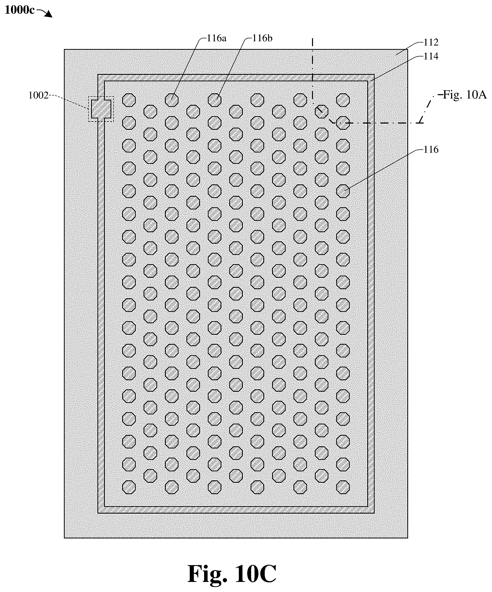 Patent US11784460 Figure 8 – Bump bonding structure to mitigate space contamination for III-V dies and CMOS dies