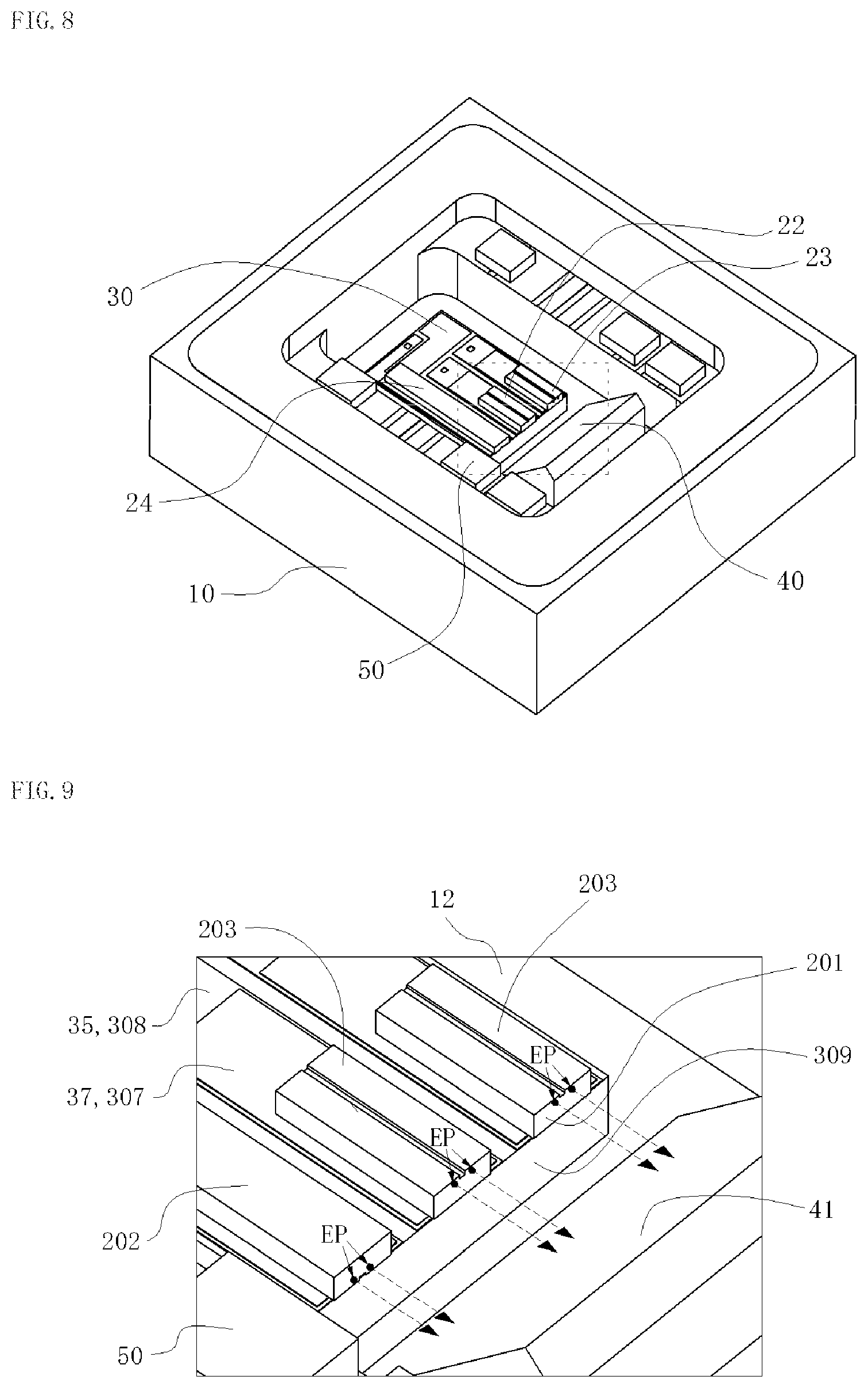 Patent US11784461 Figure 8 – Light emitting device