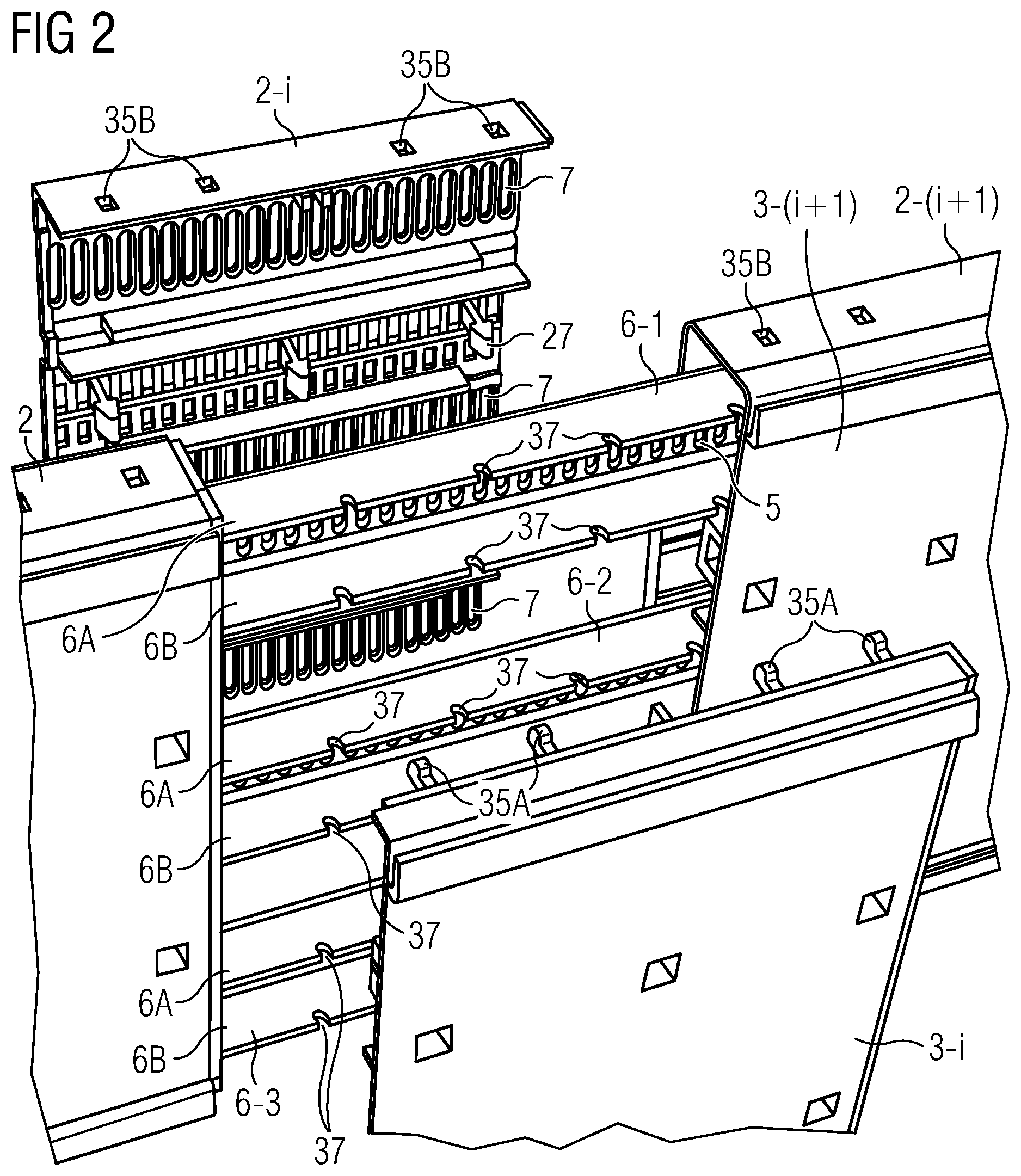 Patent US11784468 Figure 2 – Busbar board