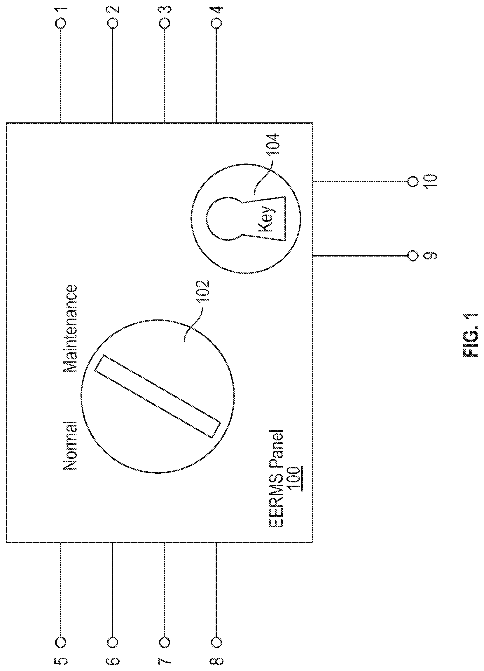 Patent US11784470 Figure 1 – Enhanced energy reducing maintenance switch (EERMS) to reduce electric arc flash energy