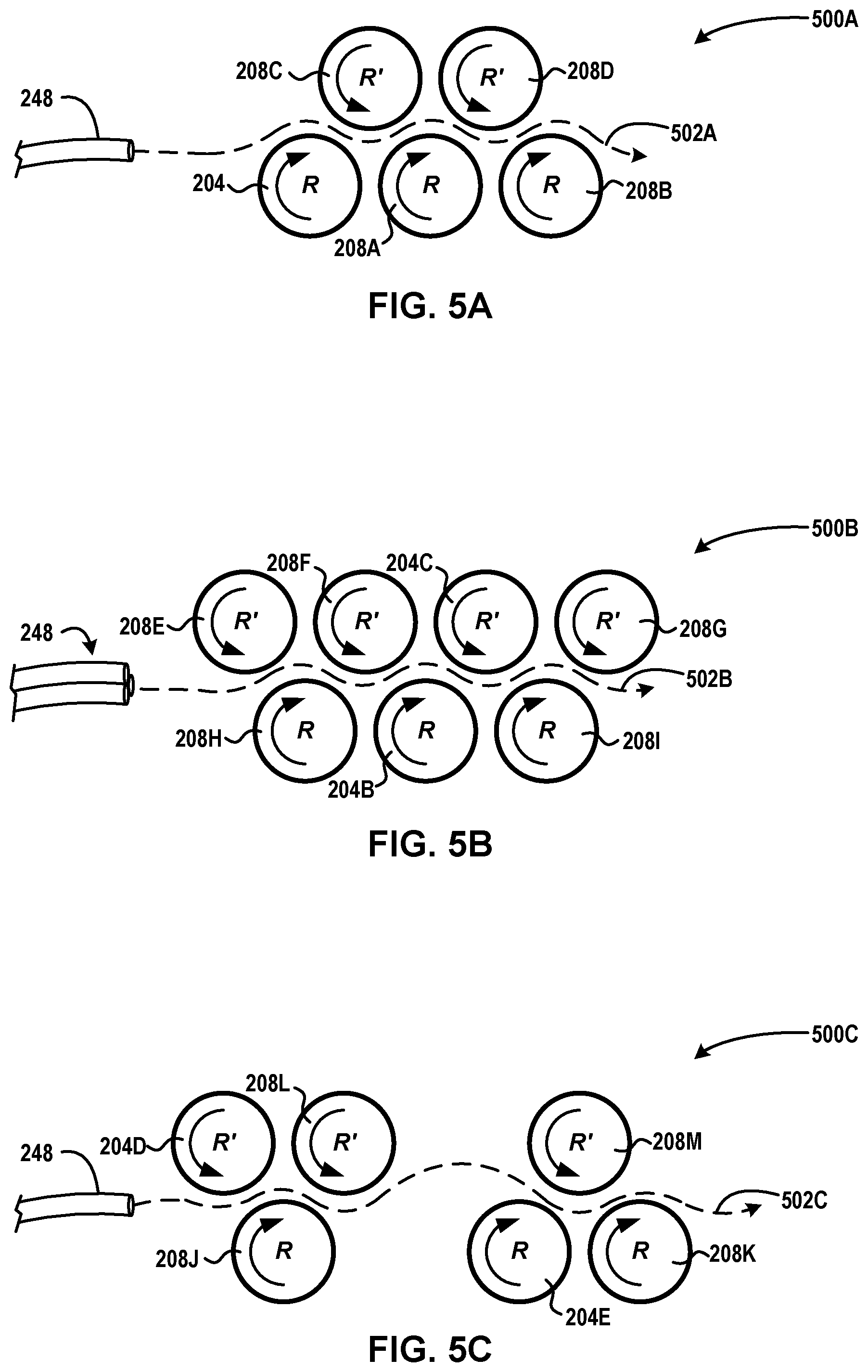 Patent US11784471 Figure 5 – Apparatus for pushing conductors into conduit and other structures