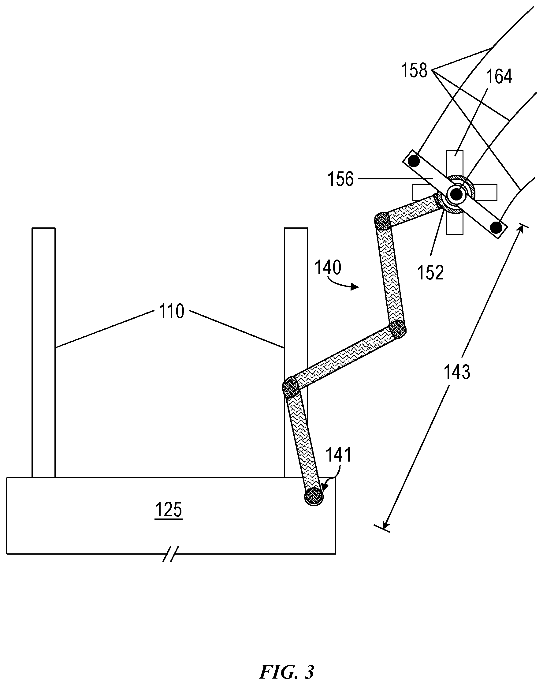 Patent US11784473 Figure 3 – Adjustable cable management system