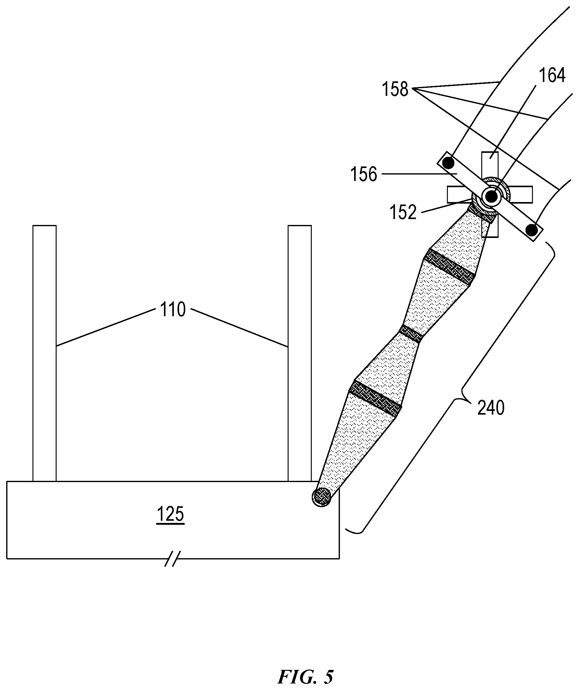 Patent US11784473 Figure 5 – Adjustable cable management system