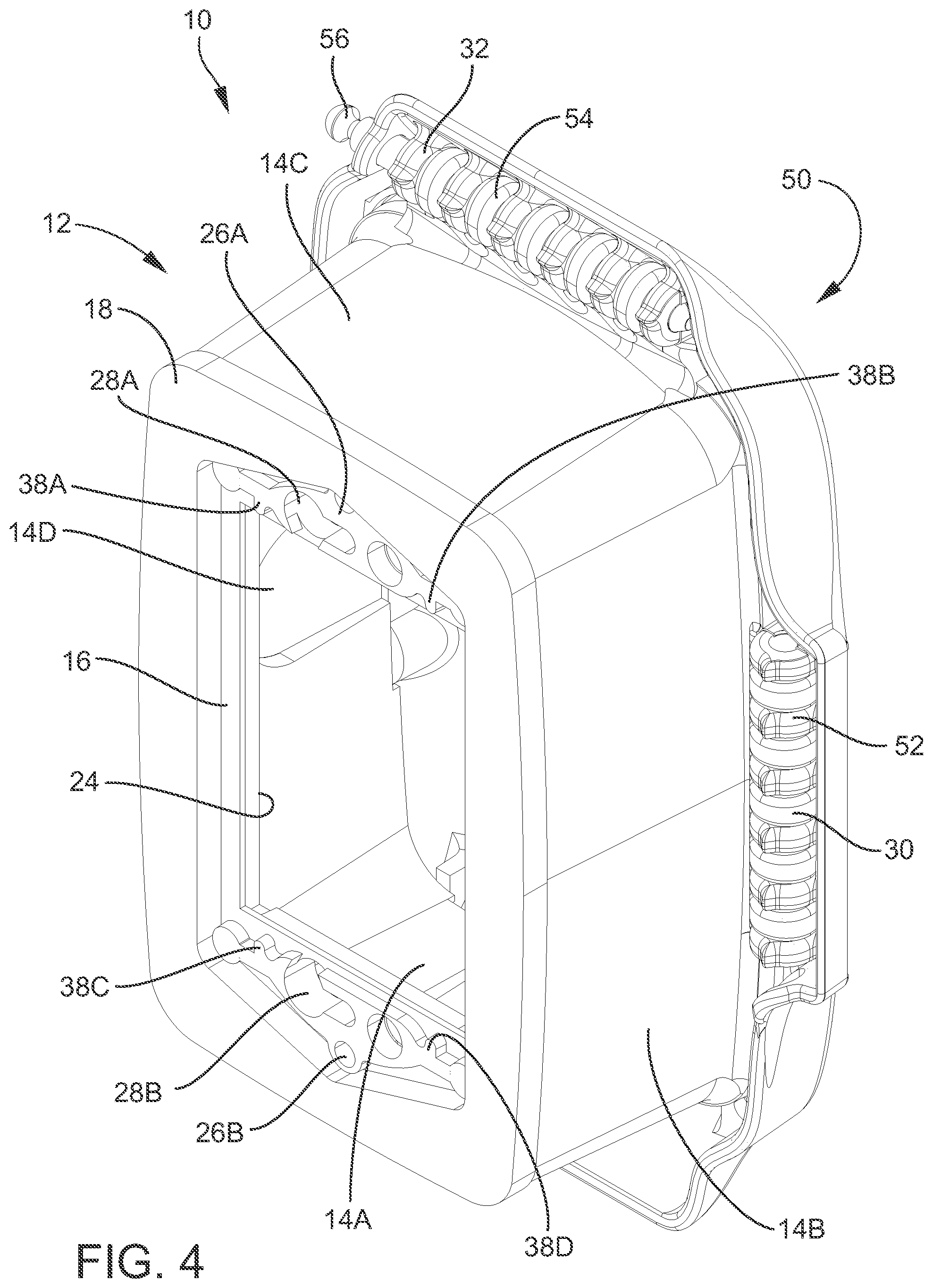 Patent US11784477 Figure 3 – Weather-resistant electrical device enclosure