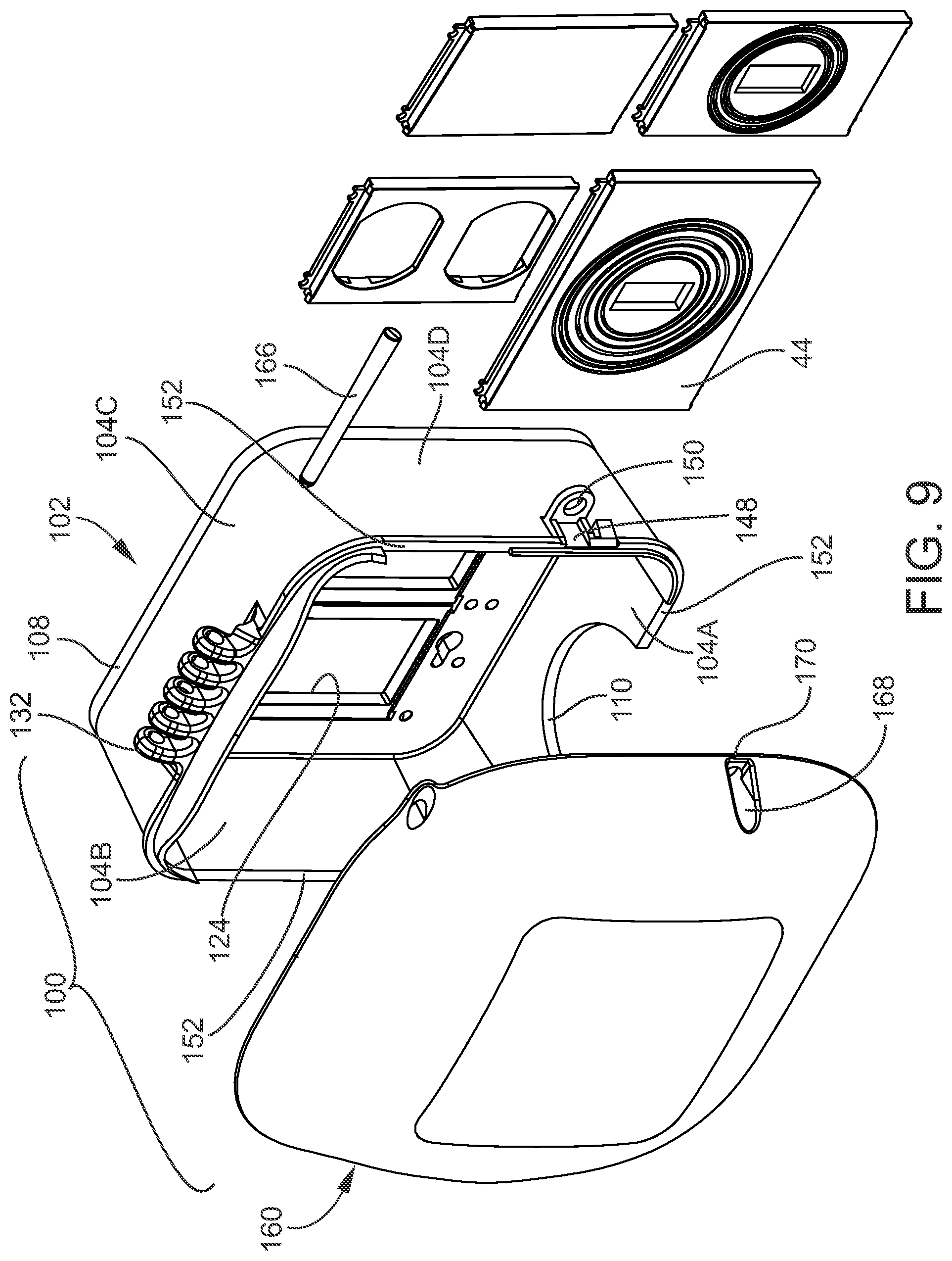 Patent US11784477 Figure 7 – Weather-resistant electrical device enclosure